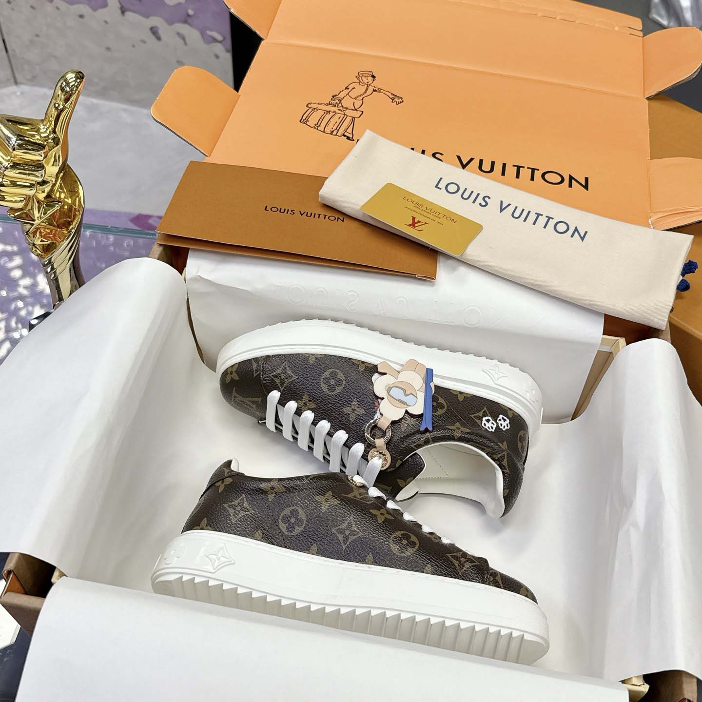 Louis Vuitton Time Out Sneaker    - DopestKickz