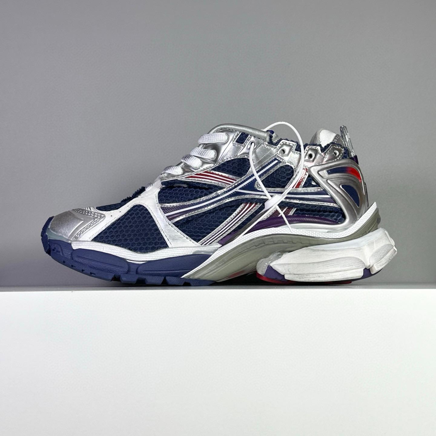 Balenciaga Runner Sneaker In Navy - DopestKickz