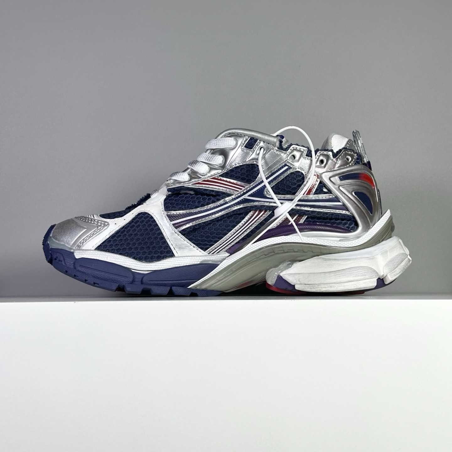 Balenciaga Runner Sneaker In Navy - DopestKickz