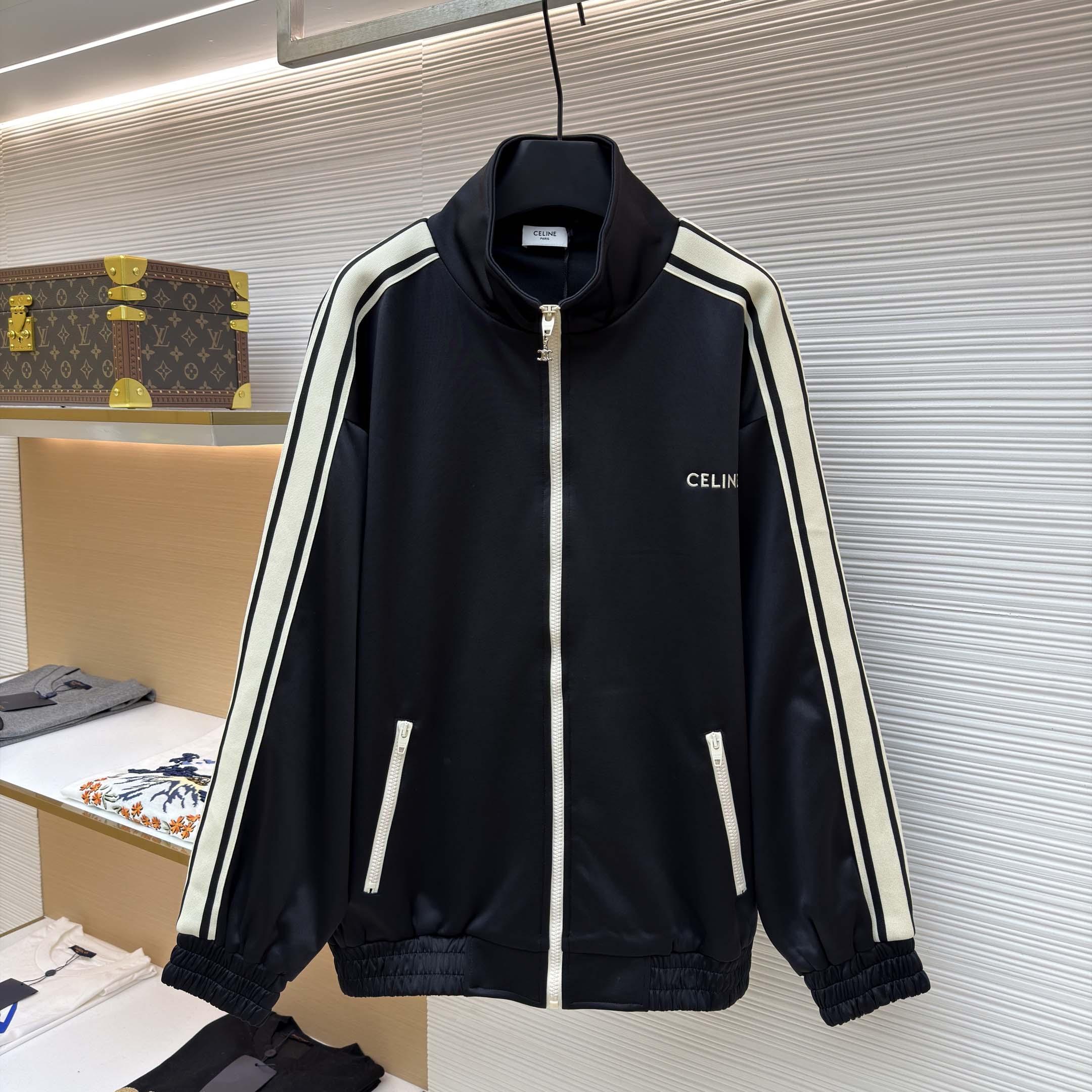 Celine Tracksuit Jacket In Double Face Jersey - DopestKickz