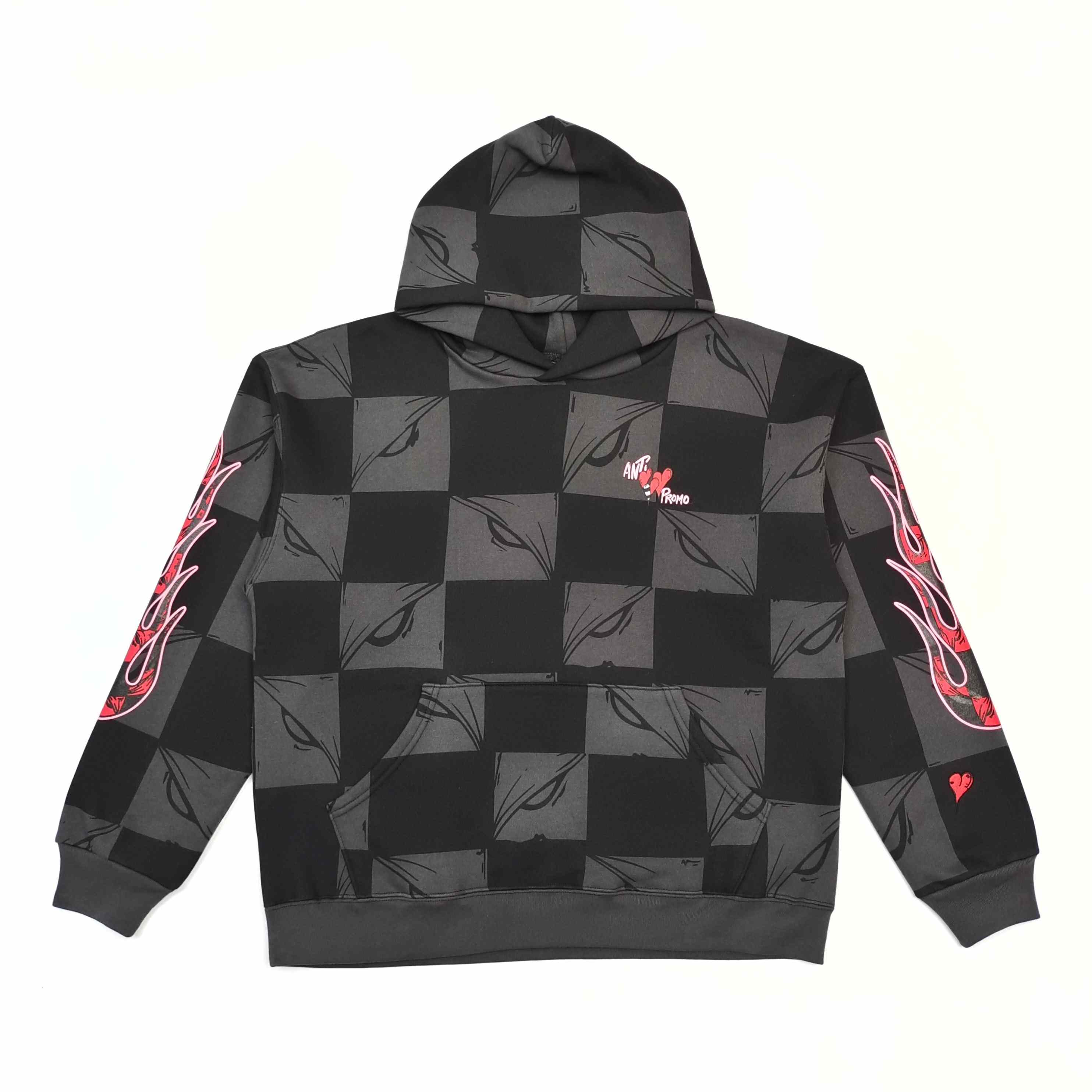 Chrome Hearts Matty Boy Anti-Promo '99 Eyes' flame hoodie - DopestKickz