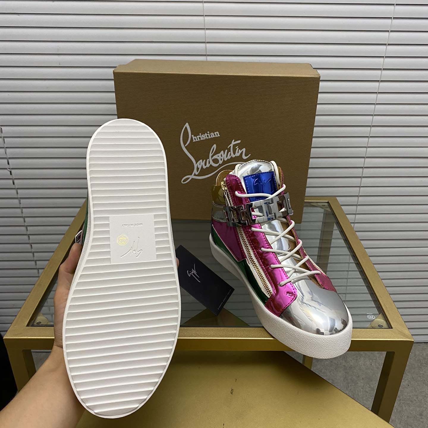 Giuseppe Zanotti High-Top Sneak - DopestKickz