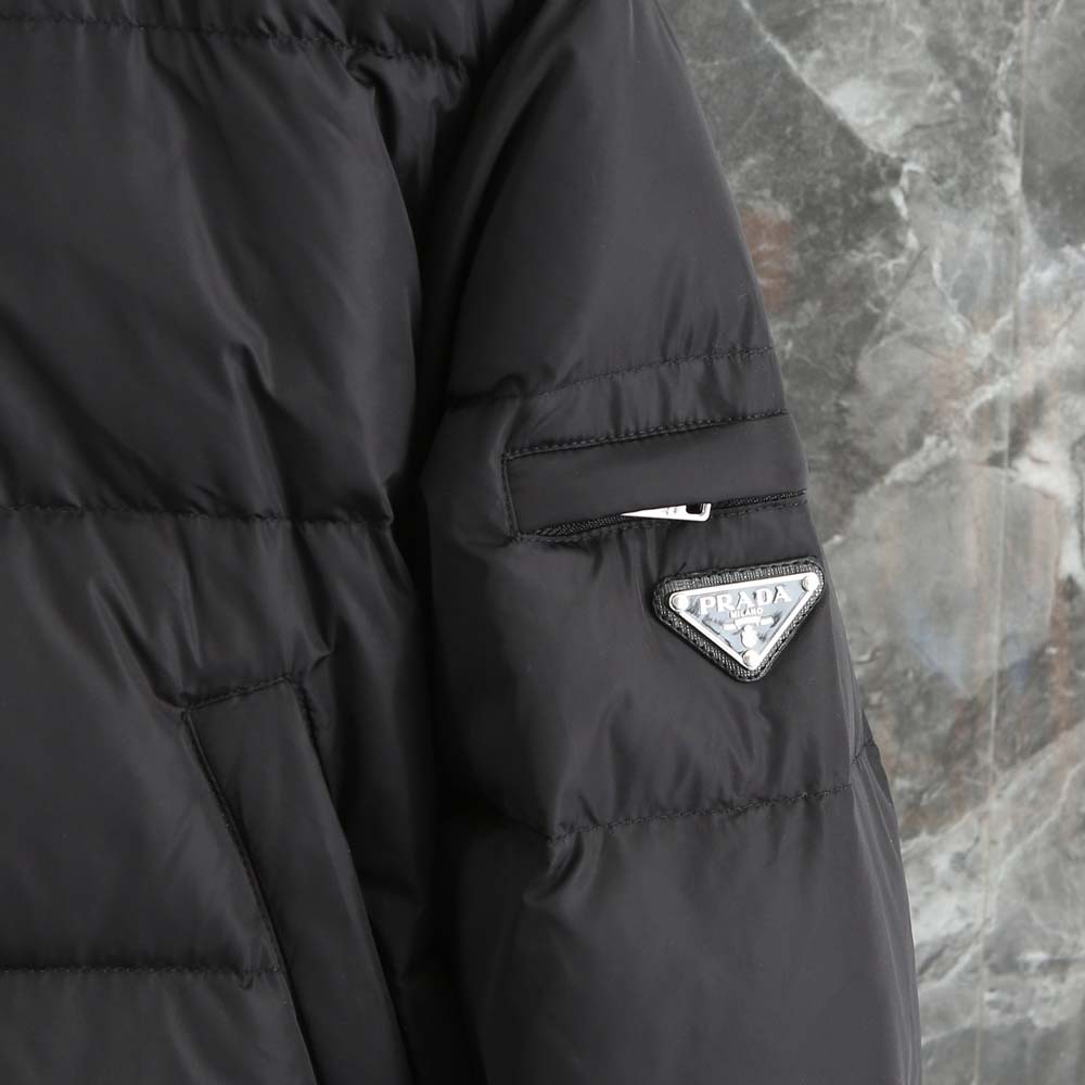 Prada Re-Nylon Hooded Down Jacket - DopestKickz