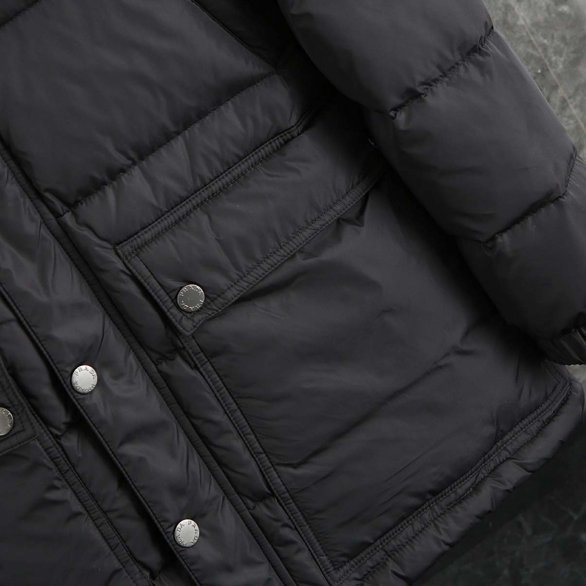 Prada Re-Nylon Hooded Down Jacket - DopestKickz