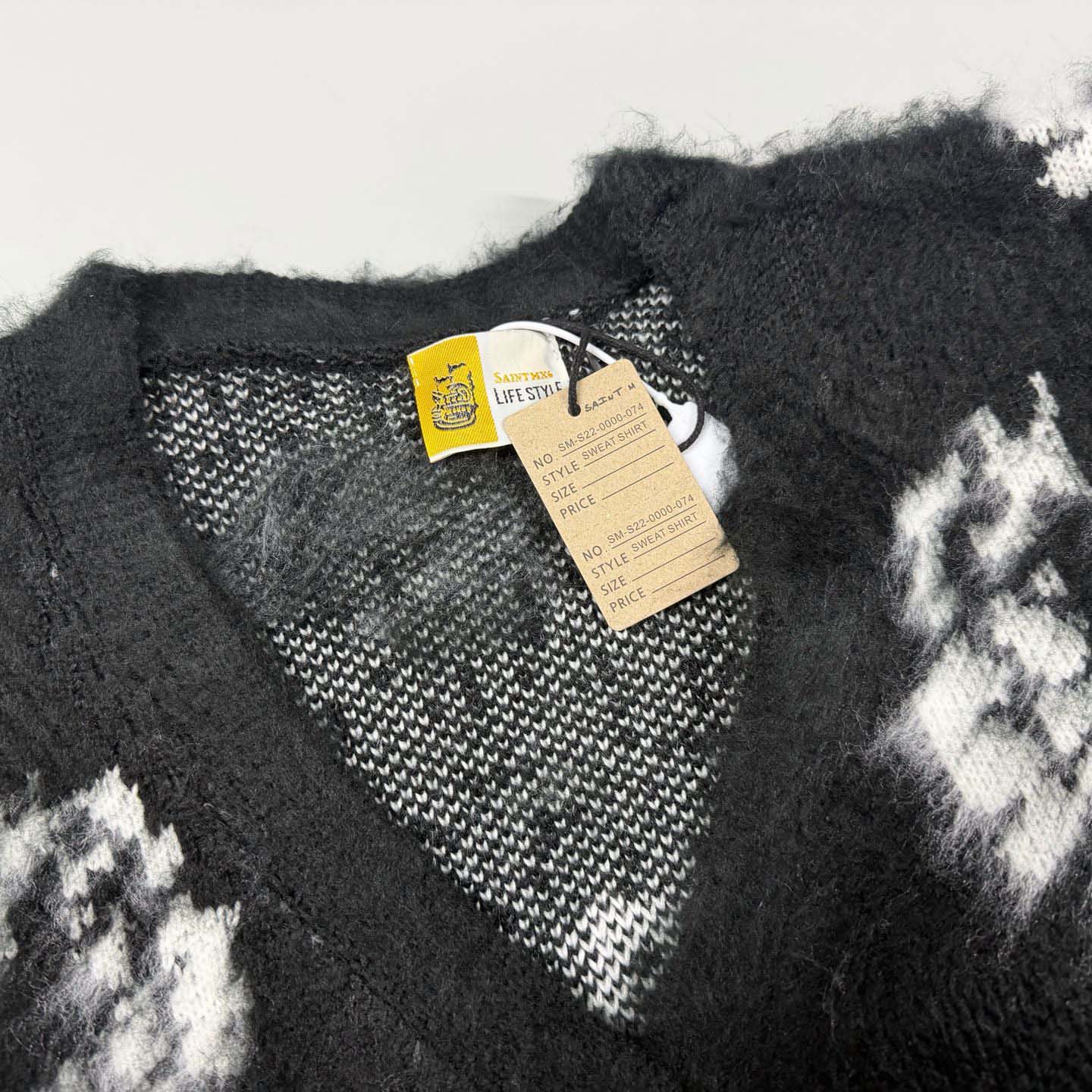 Denim Tears x SAINT MXXXXXX Floral Cardigan - DopestKickz