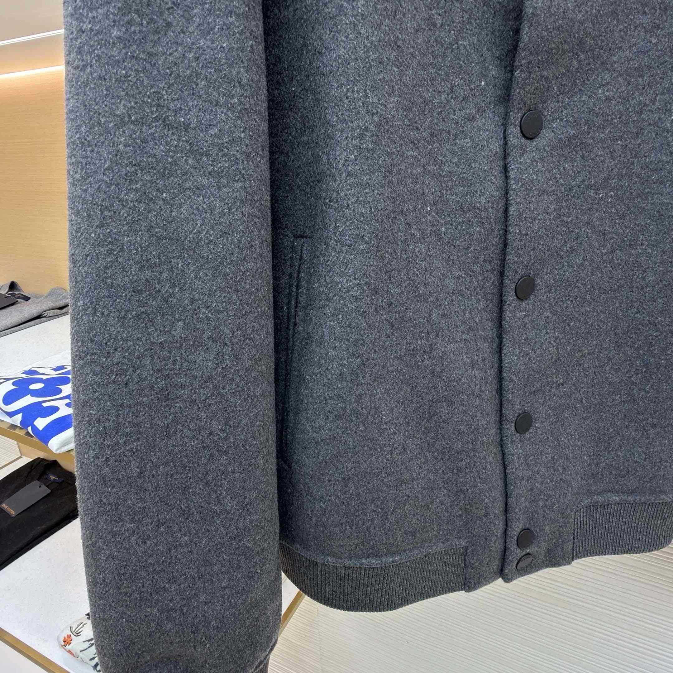 Fendi Gray Wool Blouson - DopestKickz