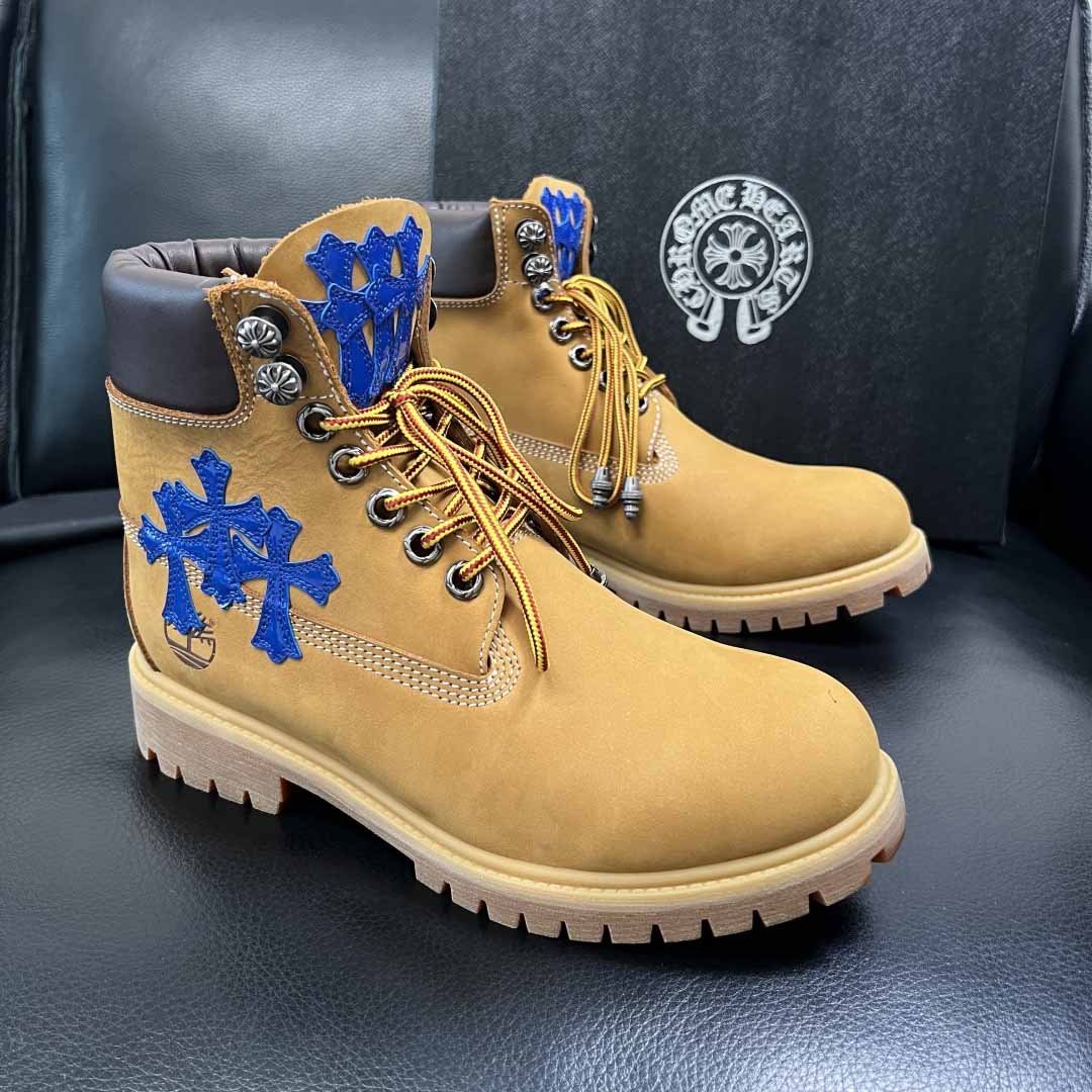 Chrome Hearts x Timberland 6-inch Boots - DopestKickz