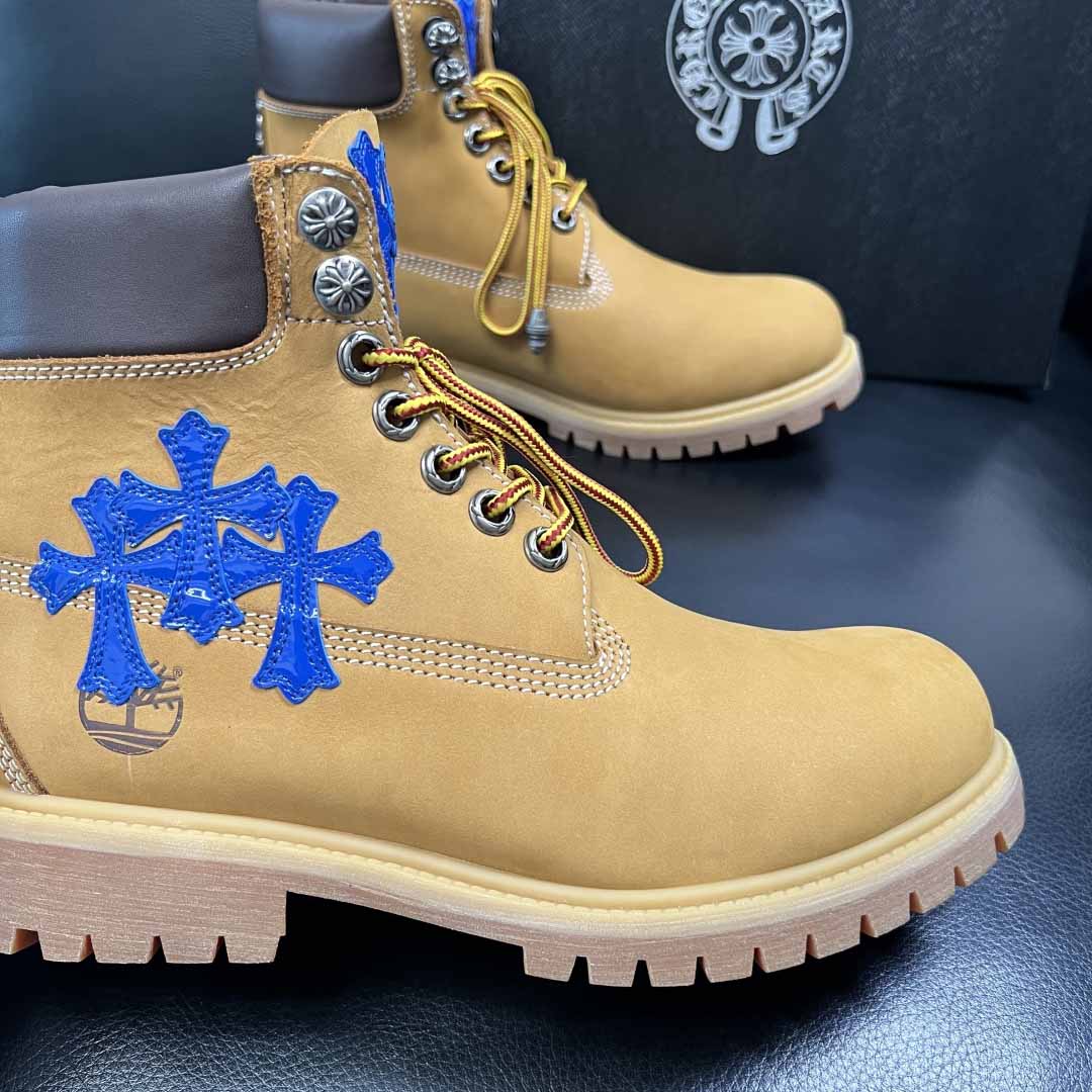 Chrome Hearts x Timberland 6-inch Boots - DopestKickz