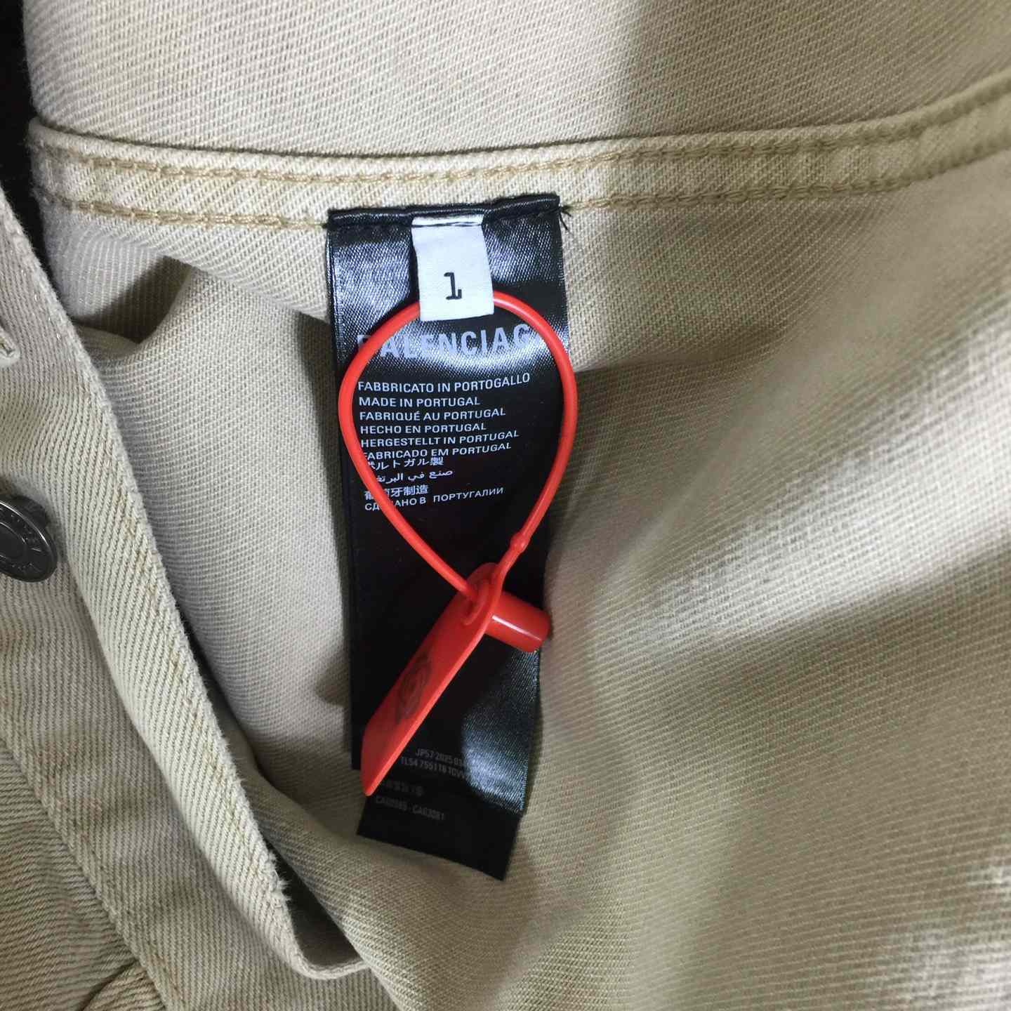 Balenciaga Logo-print Denim Jacket - DopestKickz