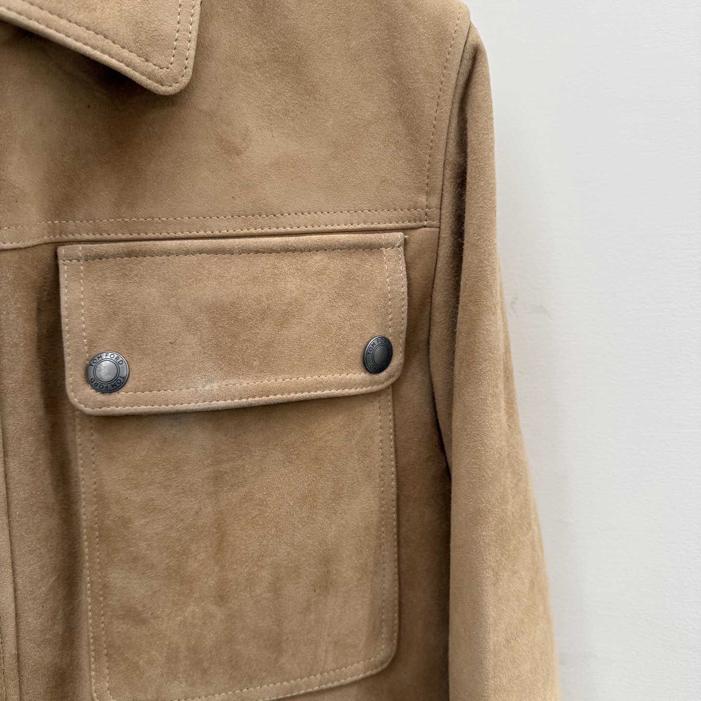 Tom Ford Men's Suede Motor Jacket - DopestKickz