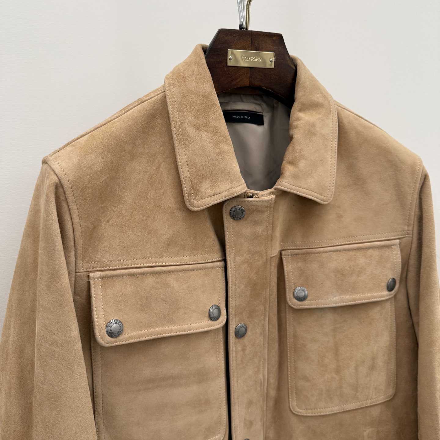 Tom Ford Men's Suede Motor Jacket - DopestKickz