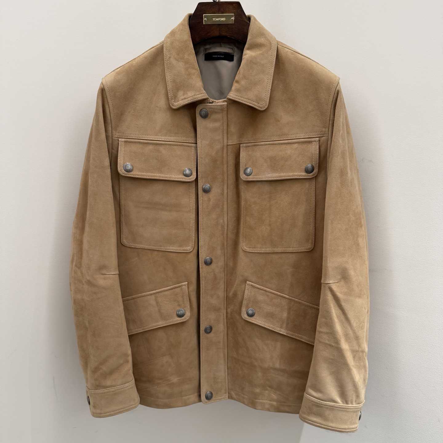Tom Ford Men's Suede Motor Jacket - DopestKickz
