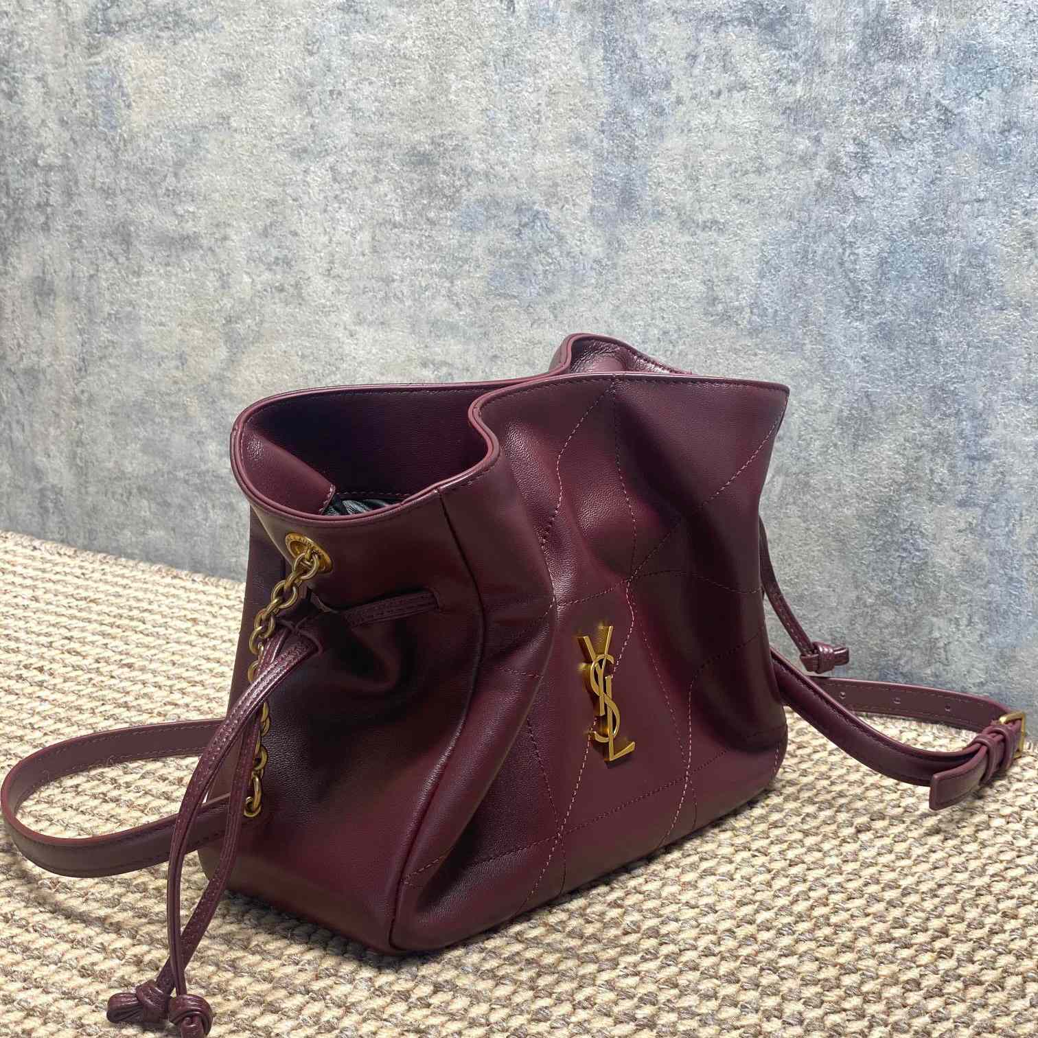 Saint Laurent Jamie Shoulder Pouch In Lambskin - DopestKickz