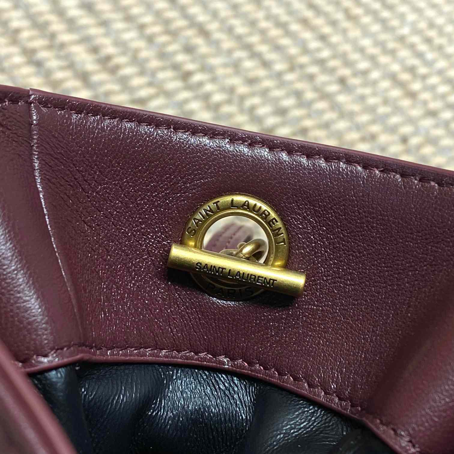 Saint Laurent Jamie Shoulder Pouch In Lambskin - DopestKickz