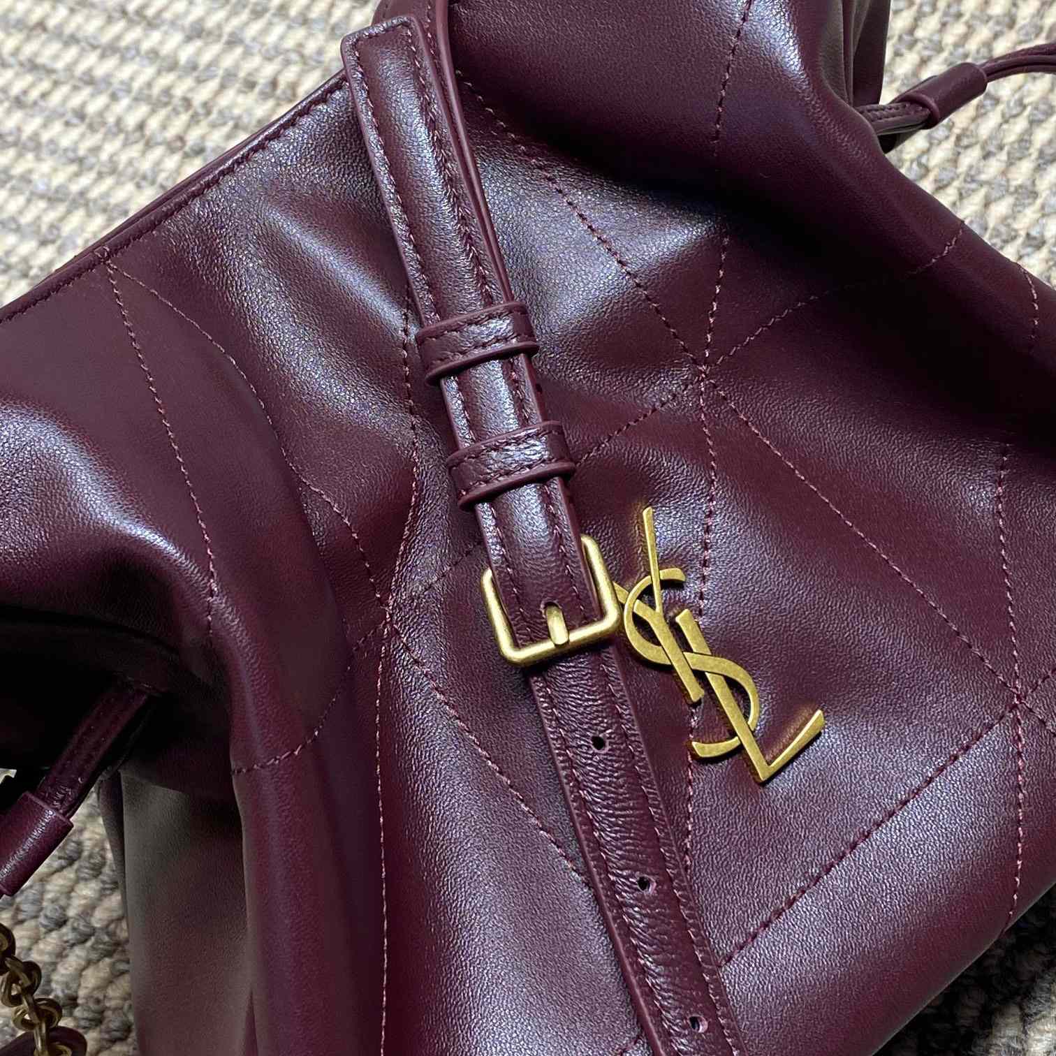 Saint Laurent Jamie Shoulder Pouch In Lambskin - DopestKickz