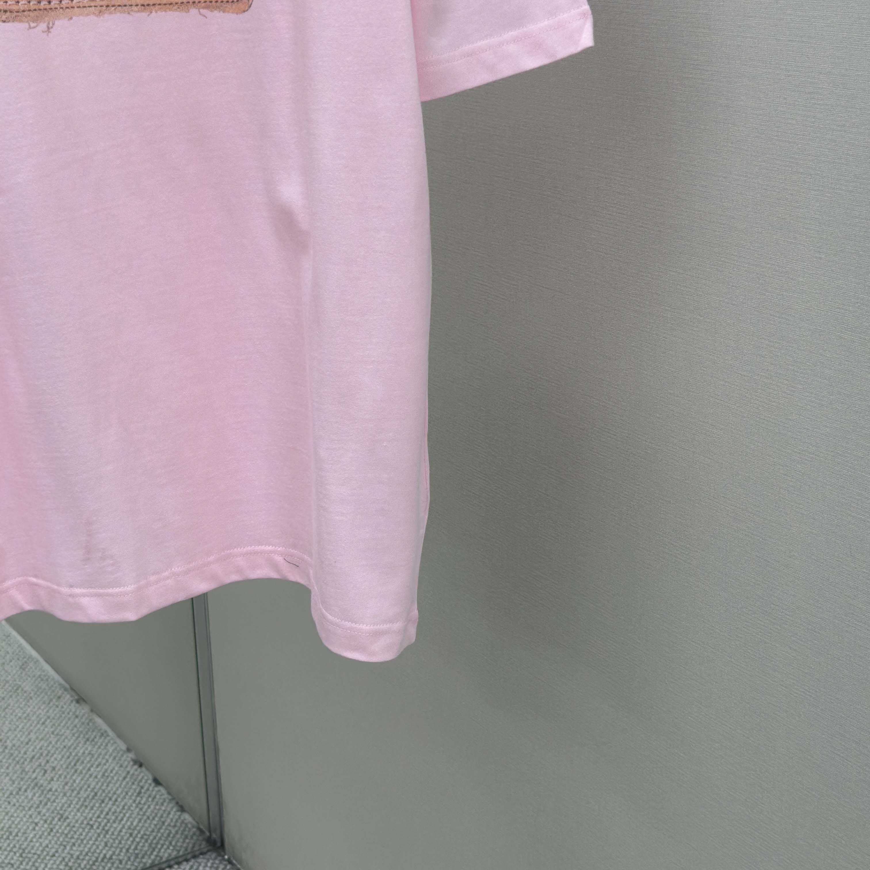 Acne Studios Logo T-shirt-Baby pink - DopestKickz