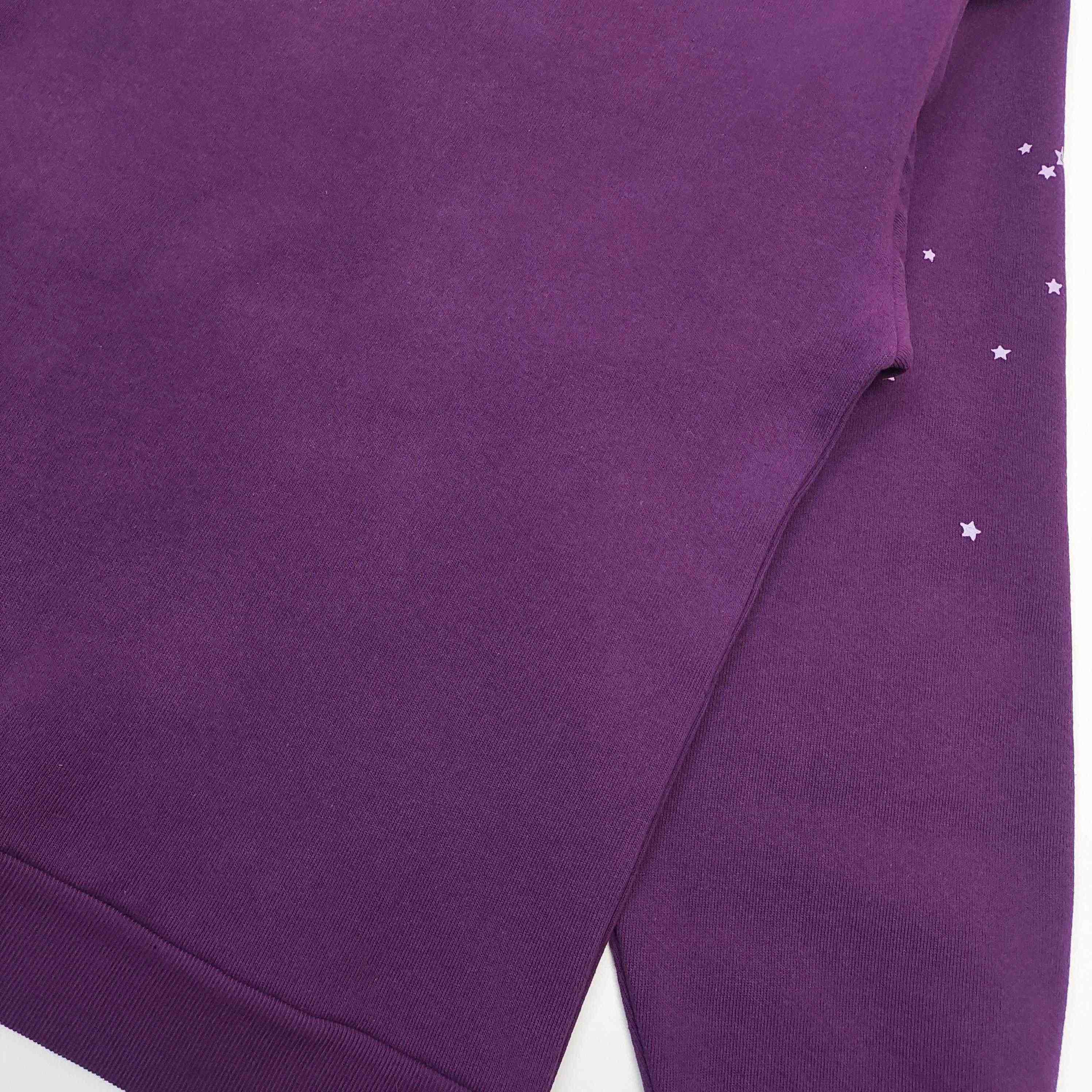 Sp5der OG Web V2 Hoodie 'Purple' - DopestKickz
