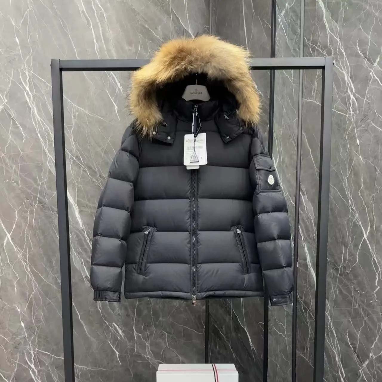 Moncler Maya Short Down Jacket - DopestKickz