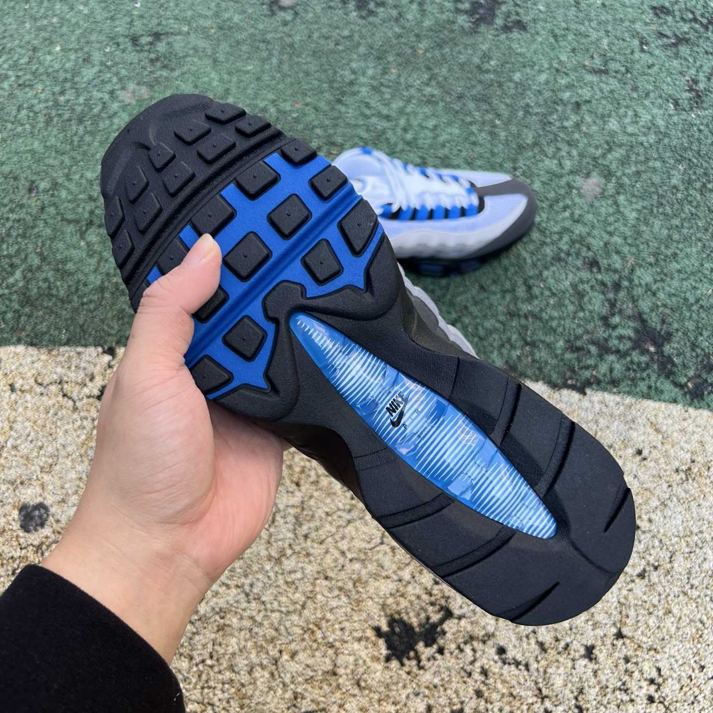 Nike Air Max 95 OG Blue Spark Sneakers    IM7410-100 - DopestKickz