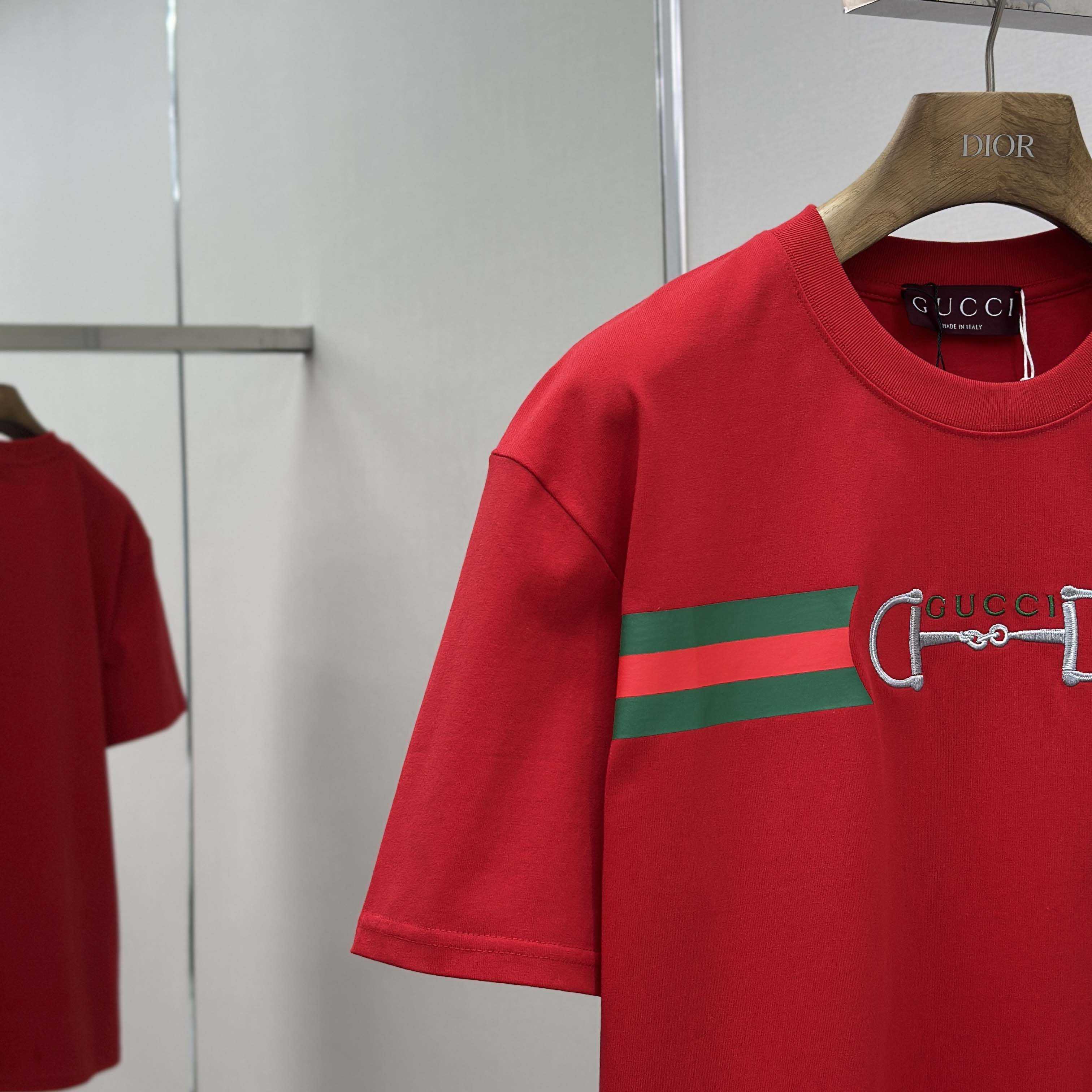 Gucci Cotton Jersey T-shirt With Embroidery - DopestKickz
