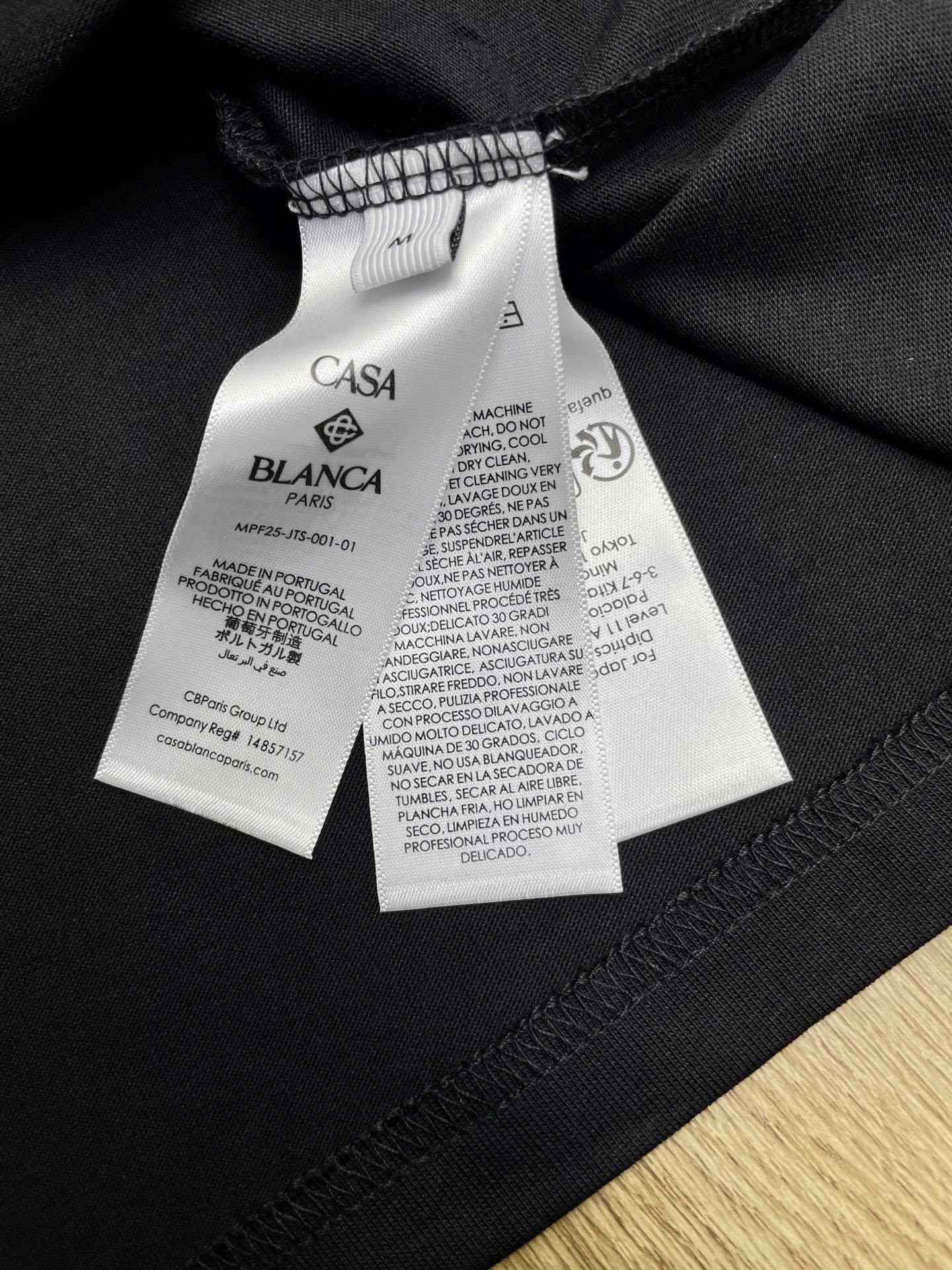 Casablanca Orchid Logo Short Sleeve T‑Shirt C1135 - DopestKickz