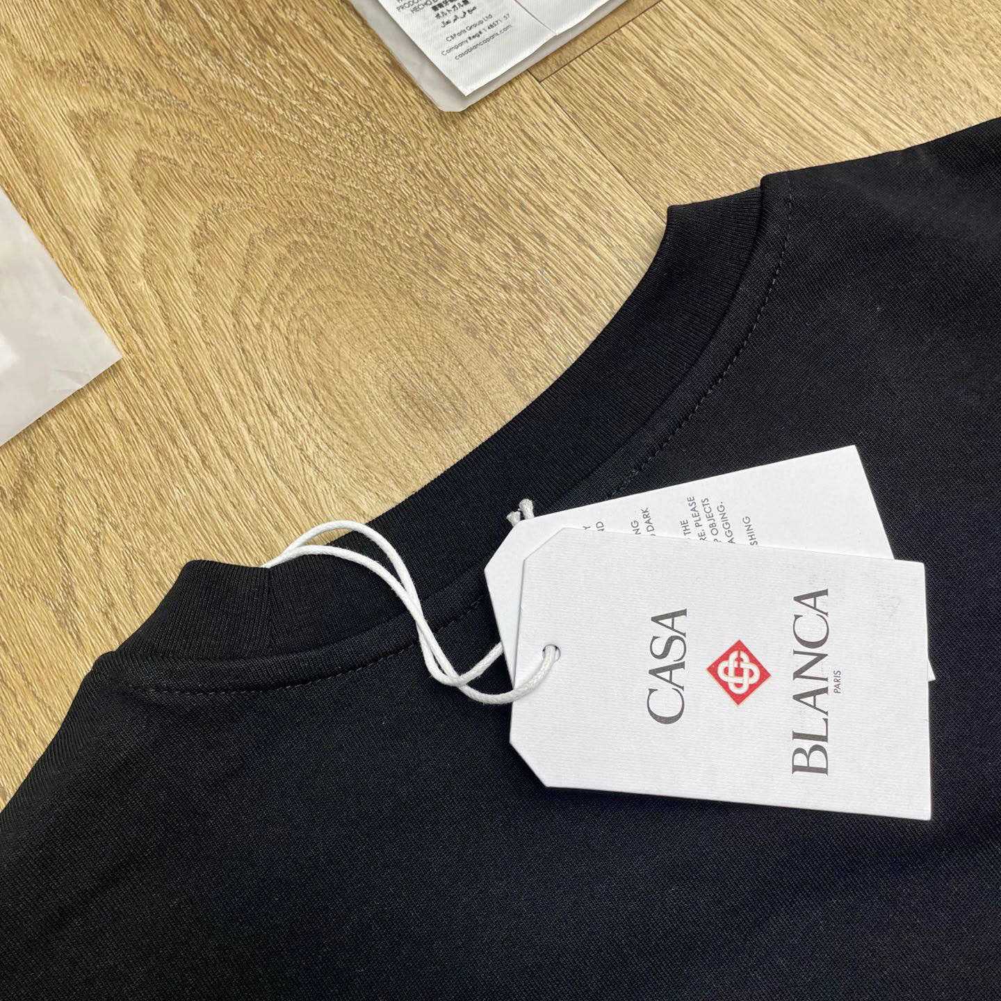 Casablanca Black Innocence Triangle T-shirt C1121 - DopestKickz