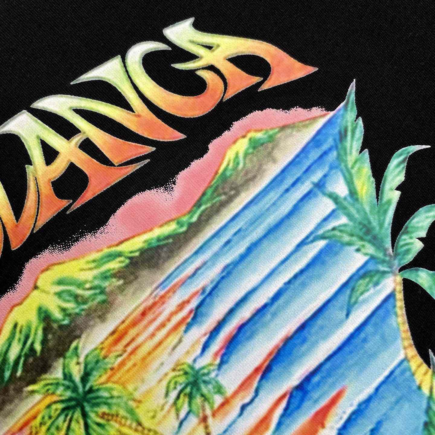 Casablanca Black Innocence Triangle T-shirt C1121 - DopestKickz