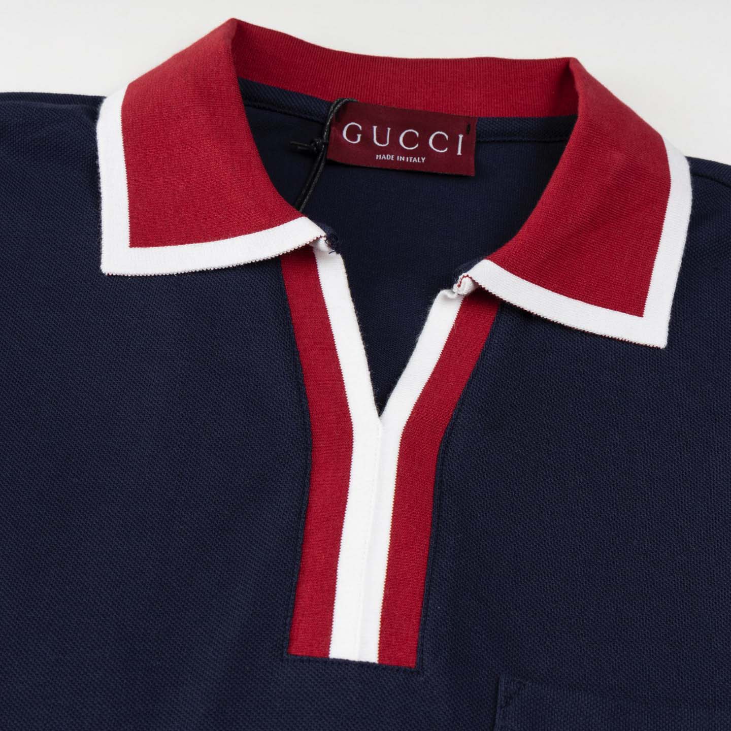 Gucci Cotton Piquet Polo Shirt - DopestKickz