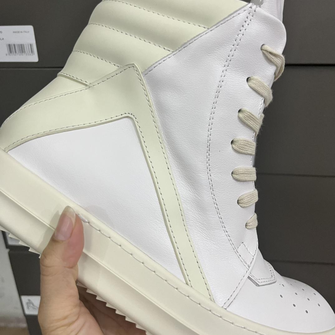 Rick Owens Wmns Strobe Geobasket 'Milk'  - DopestKickz