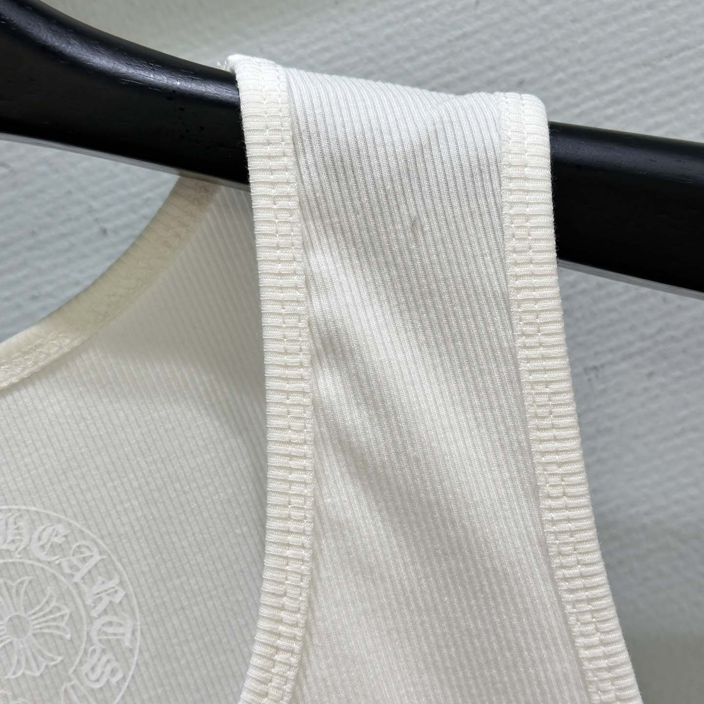 Chrome Hearts T Bar Cross Ribbed Tank Top - DopestKickz