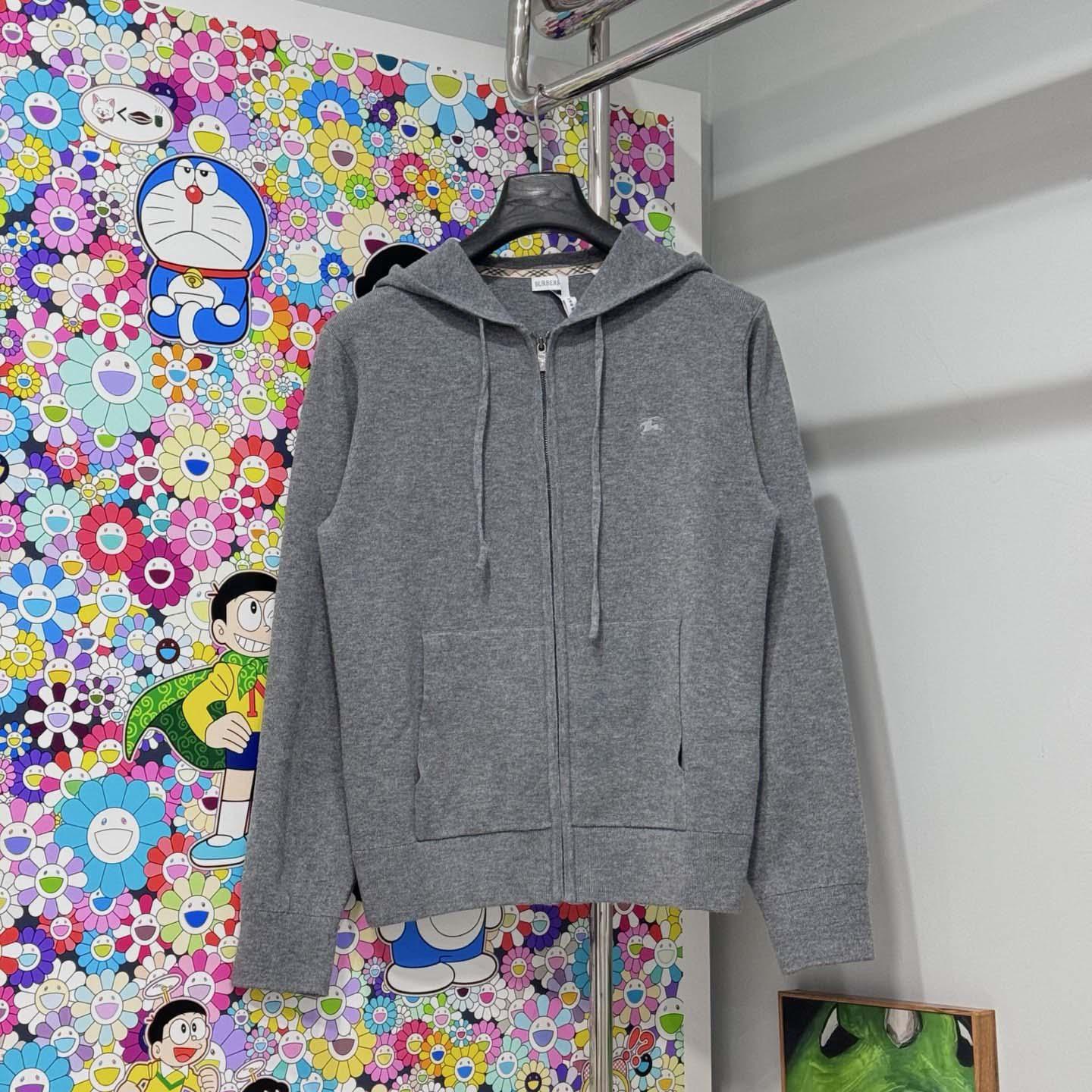 Burberry Cashmere Blend Zip Hoodie - DopestKickz