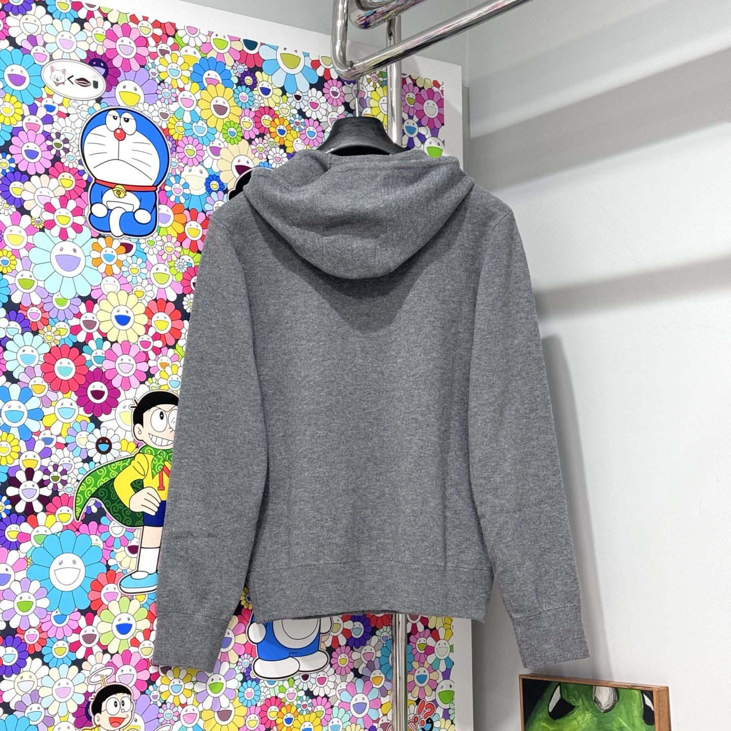 Burberry Cashmere Blend Zip Hoodie - DopestKickz