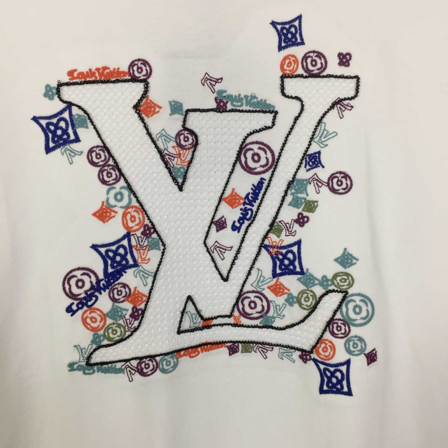 Louis Vuitton Embroidered T-Shirt - DopestKickz