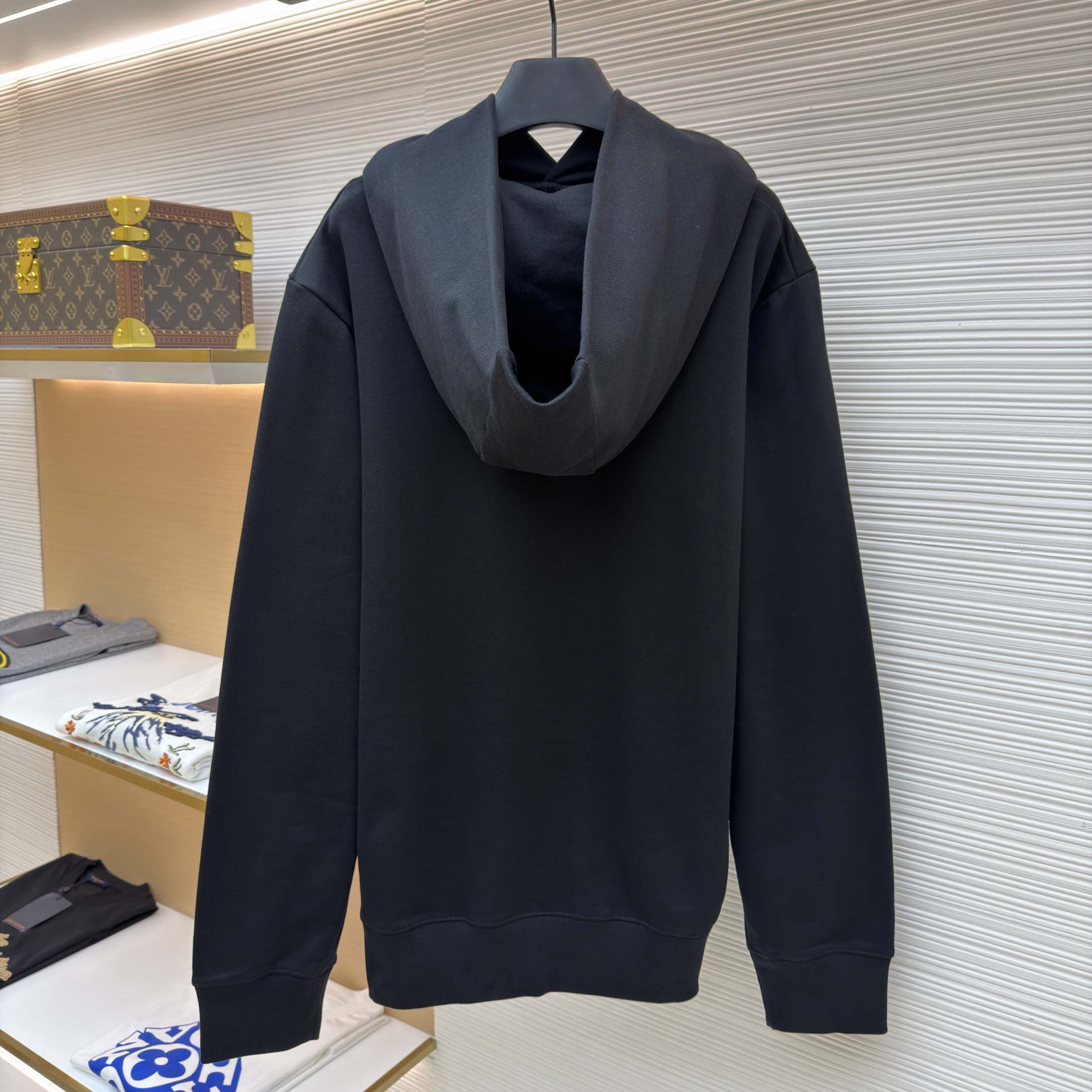 Moncler Logo Patch Cotton Hoodie - DopestKickz