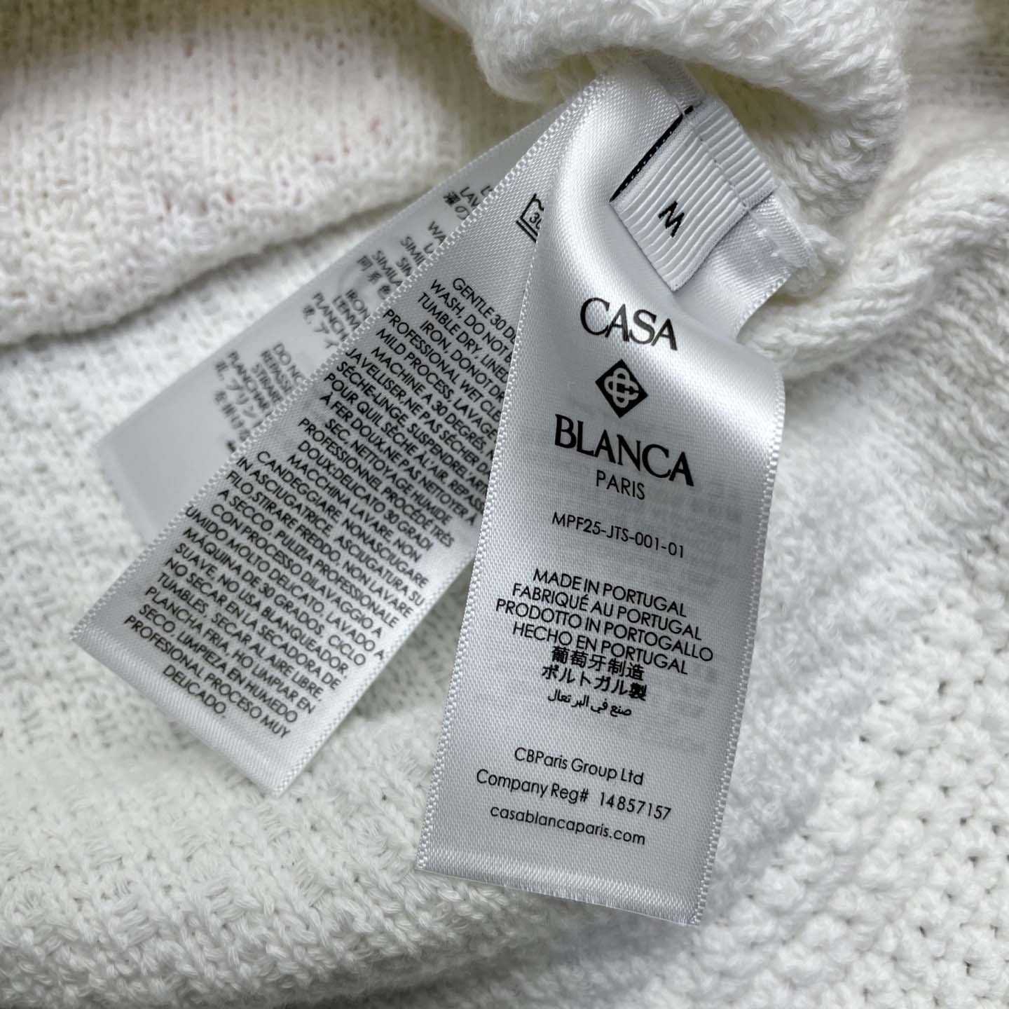 Casablanca Patch-detailing Crochet Shirt   Z6031 - DopestKickz