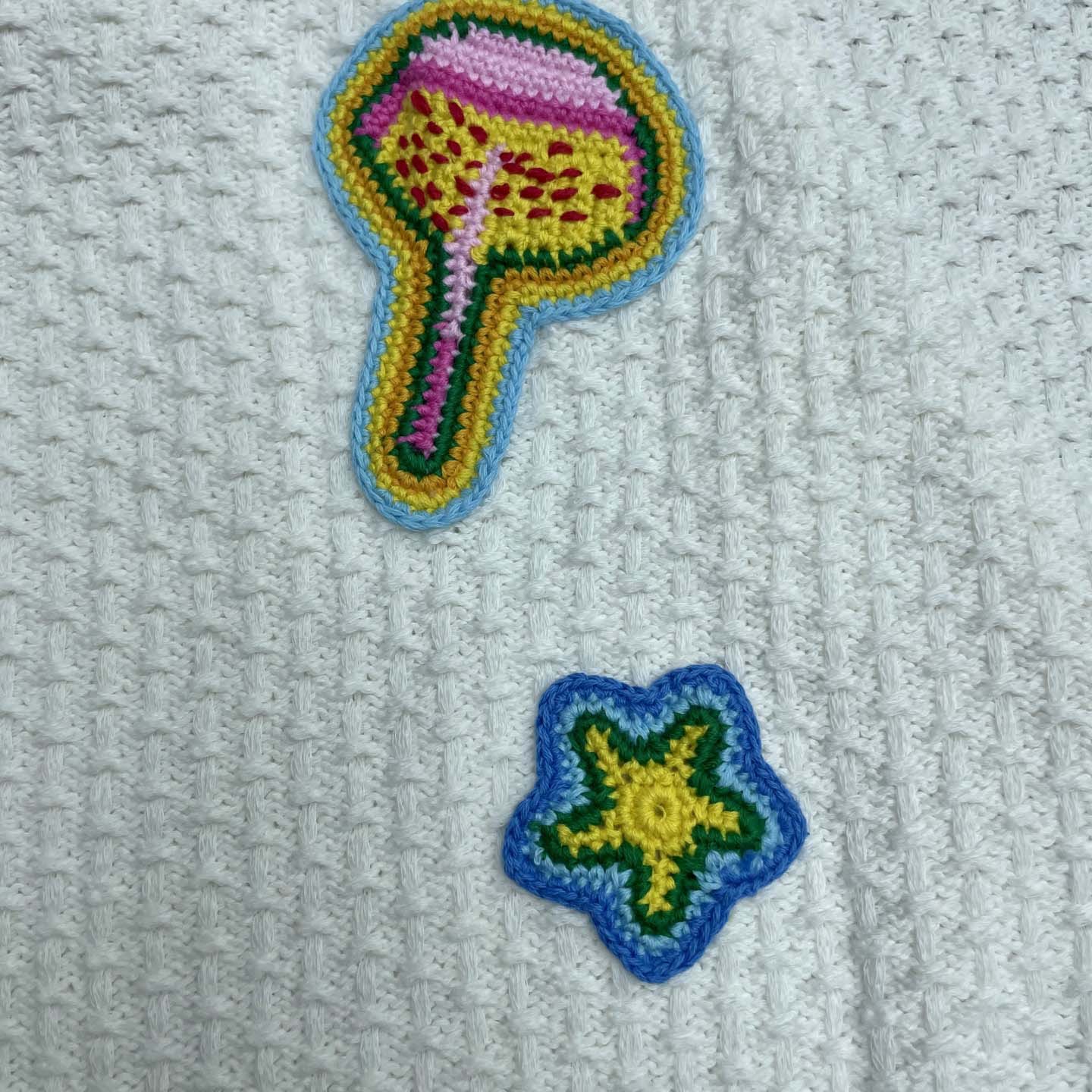 Casablanca Patch-detailing Crochet Shirt   Z6031 - DopestKickz