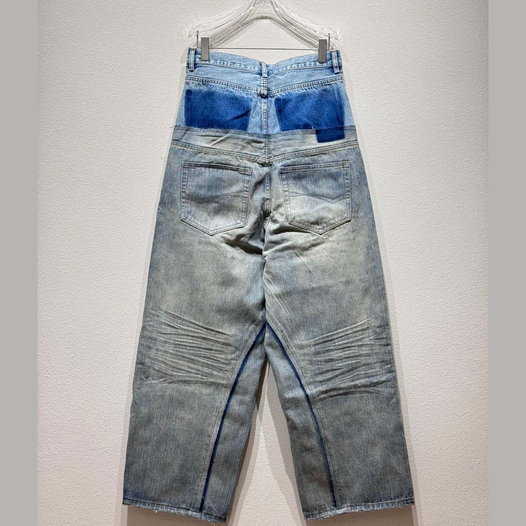 Balenciaga Cut-Up Baggy Pants - DopestKickz