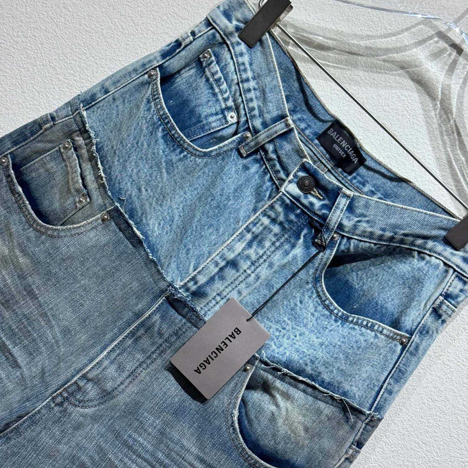 Balenciaga Cut-Up Baggy Pants - DopestKickz