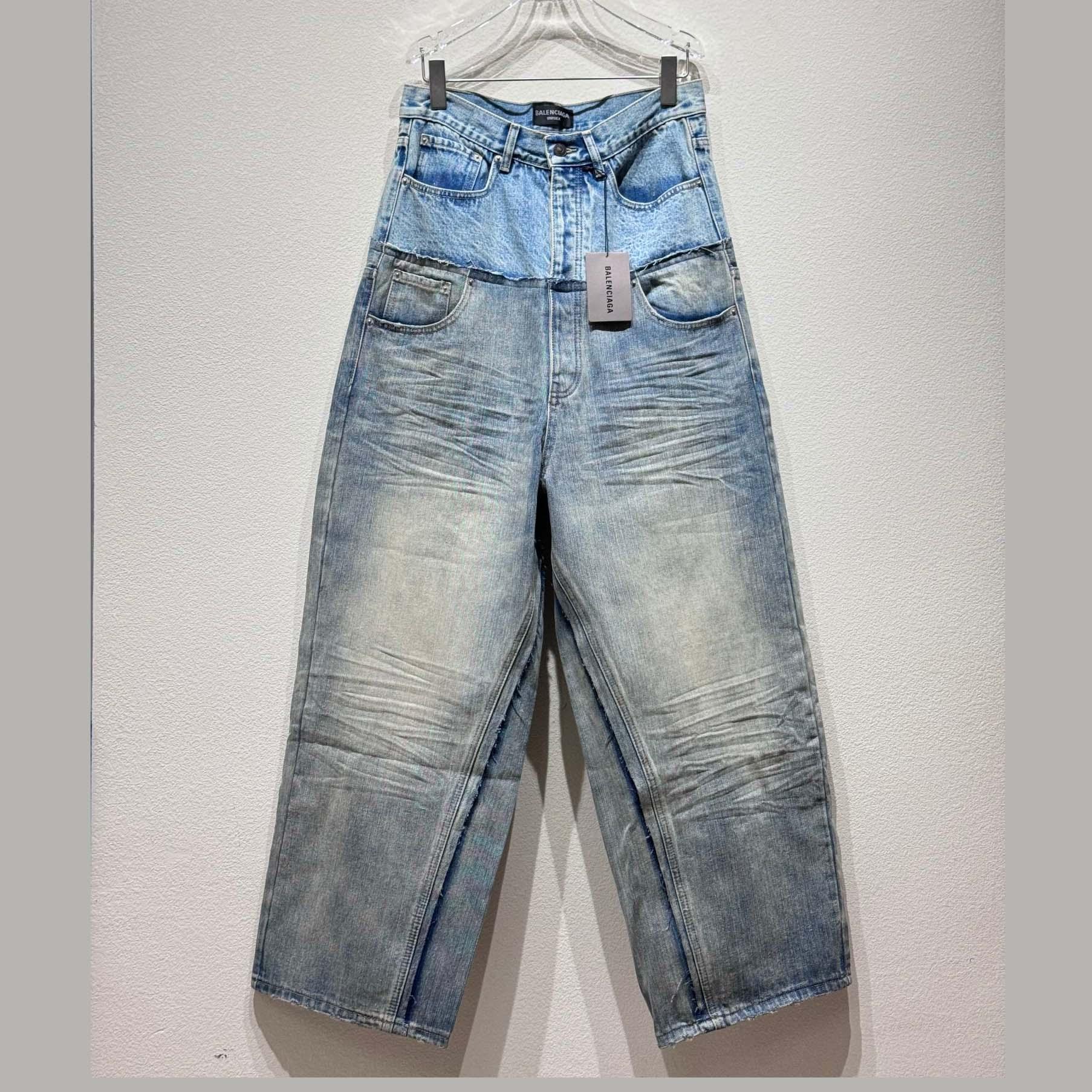 Balenciaga Cut-Up Baggy Pants - DopestKickz