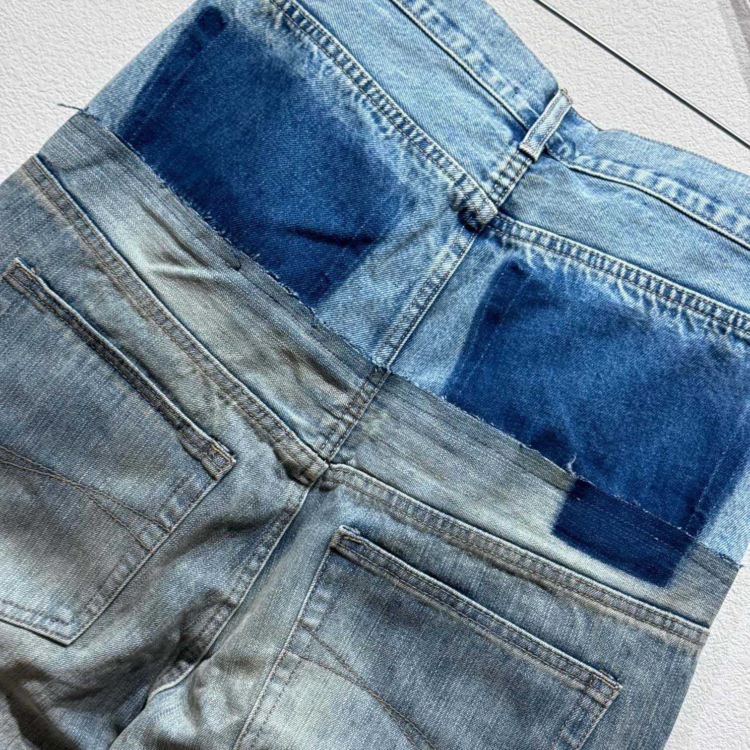 Balenciaga Cut-Up Baggy Pants - DopestKickz