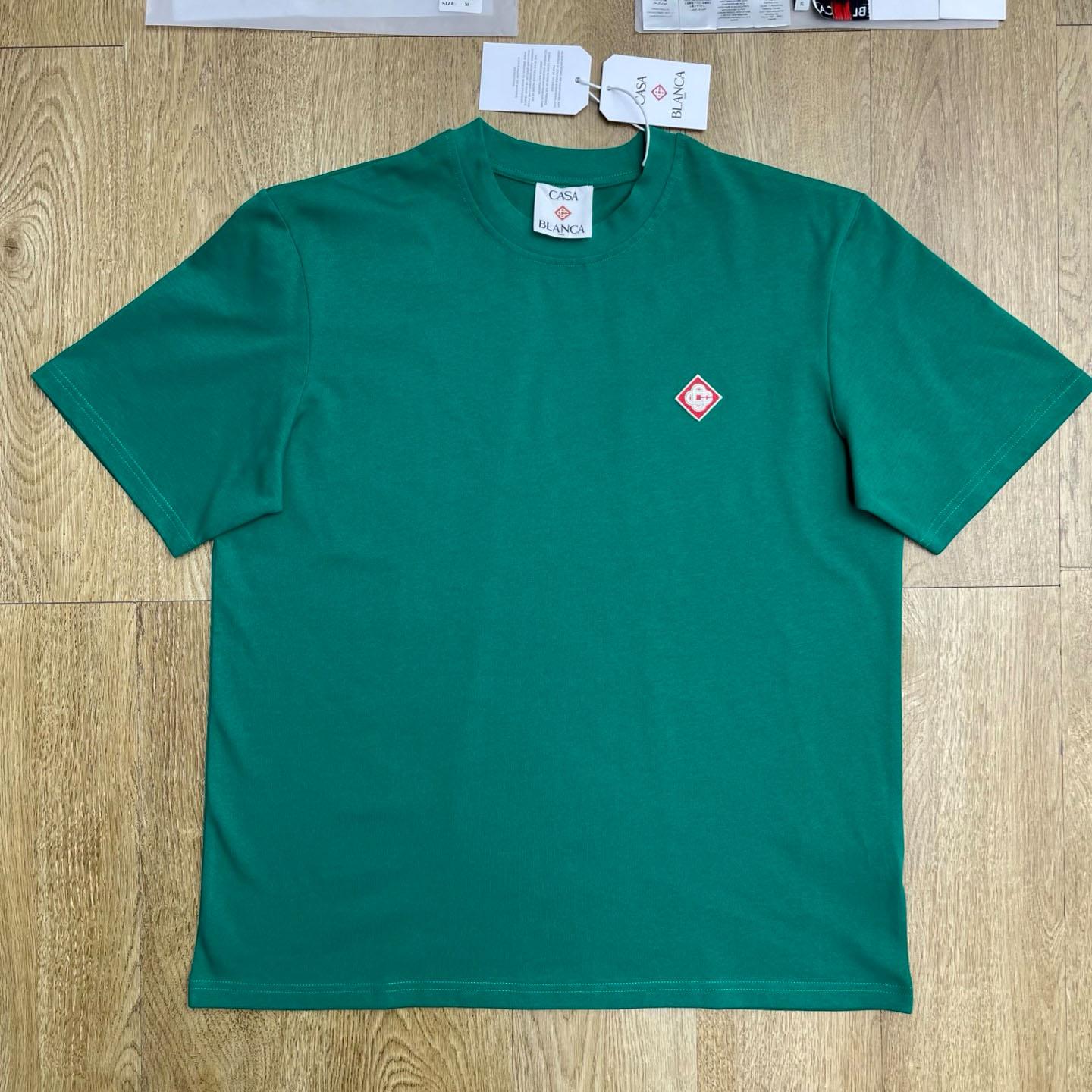 Casablanca Evergreen Diamond Logo Short Sleeve T‑Shirt C1112 - DopestKickz