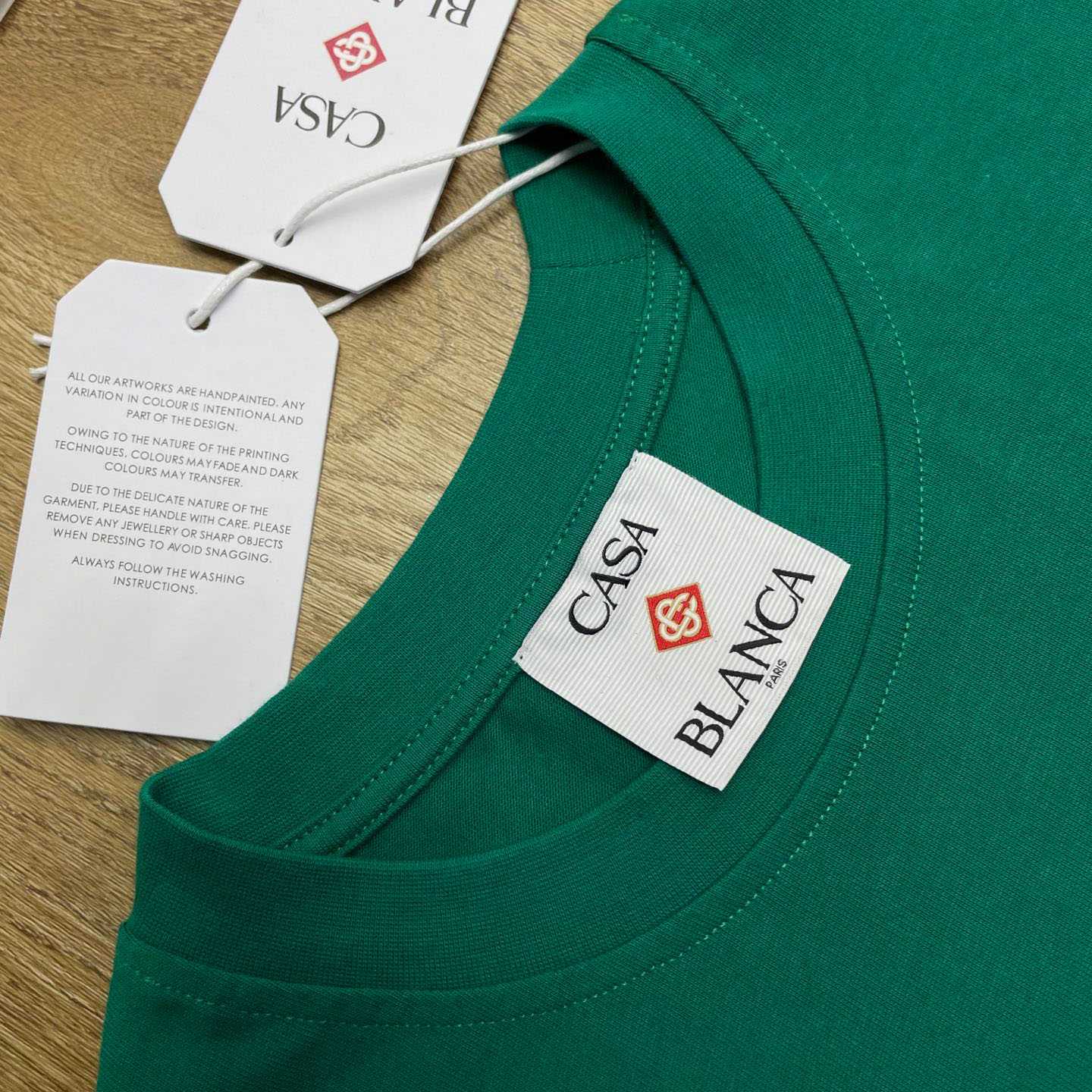 Casablanca Evergreen Diamond Logo Short Sleeve T‑Shirt C1112 - DopestKickz