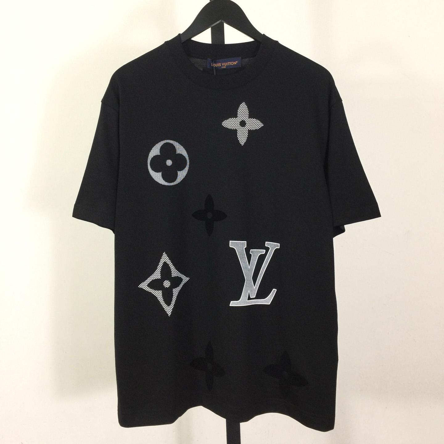 Louis Vuitton Monogram Short-Sleeved Knitted Crewneck   - DopestKickz