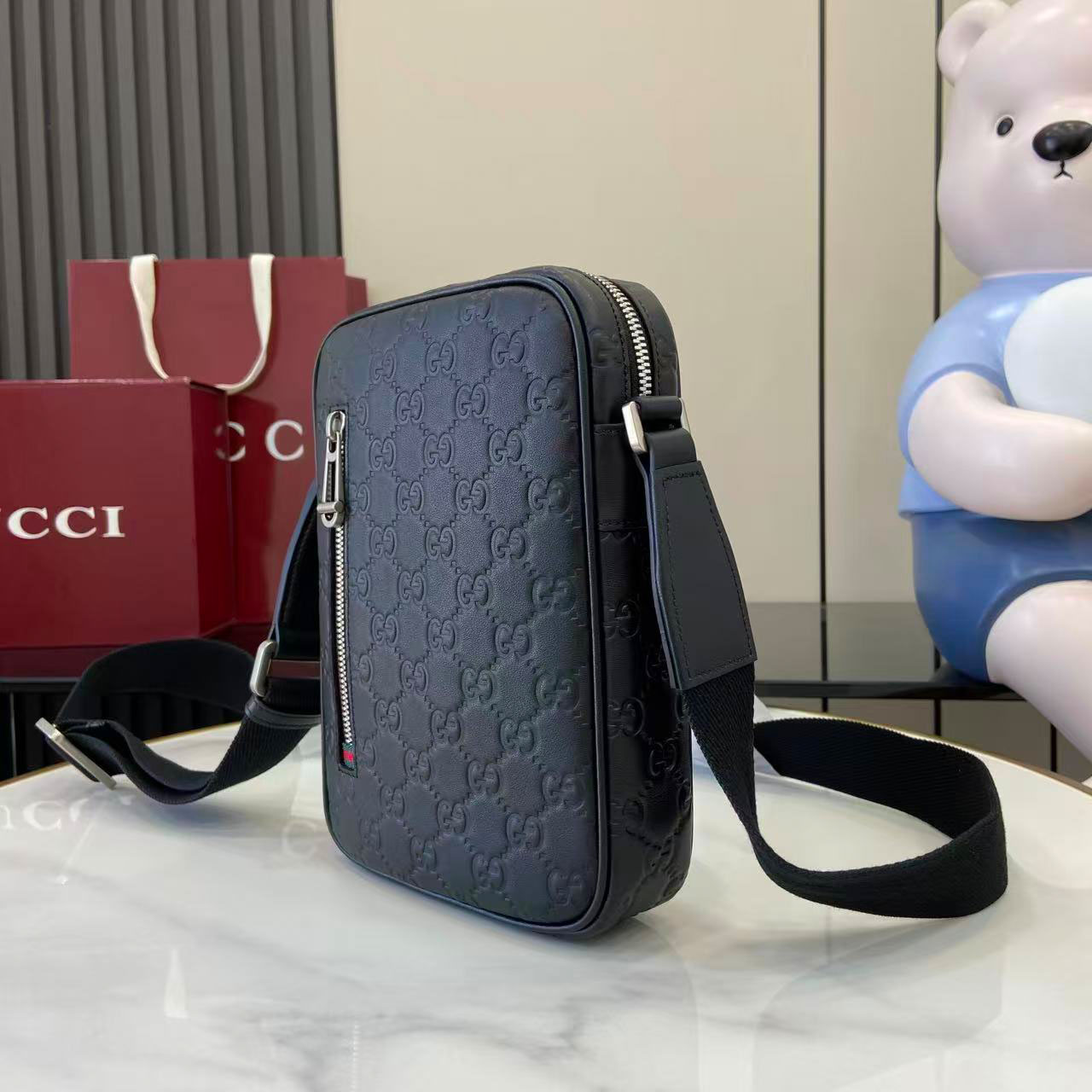 Gucci GG Emblem Small Crossbody Bag 850238 - DopestKickz