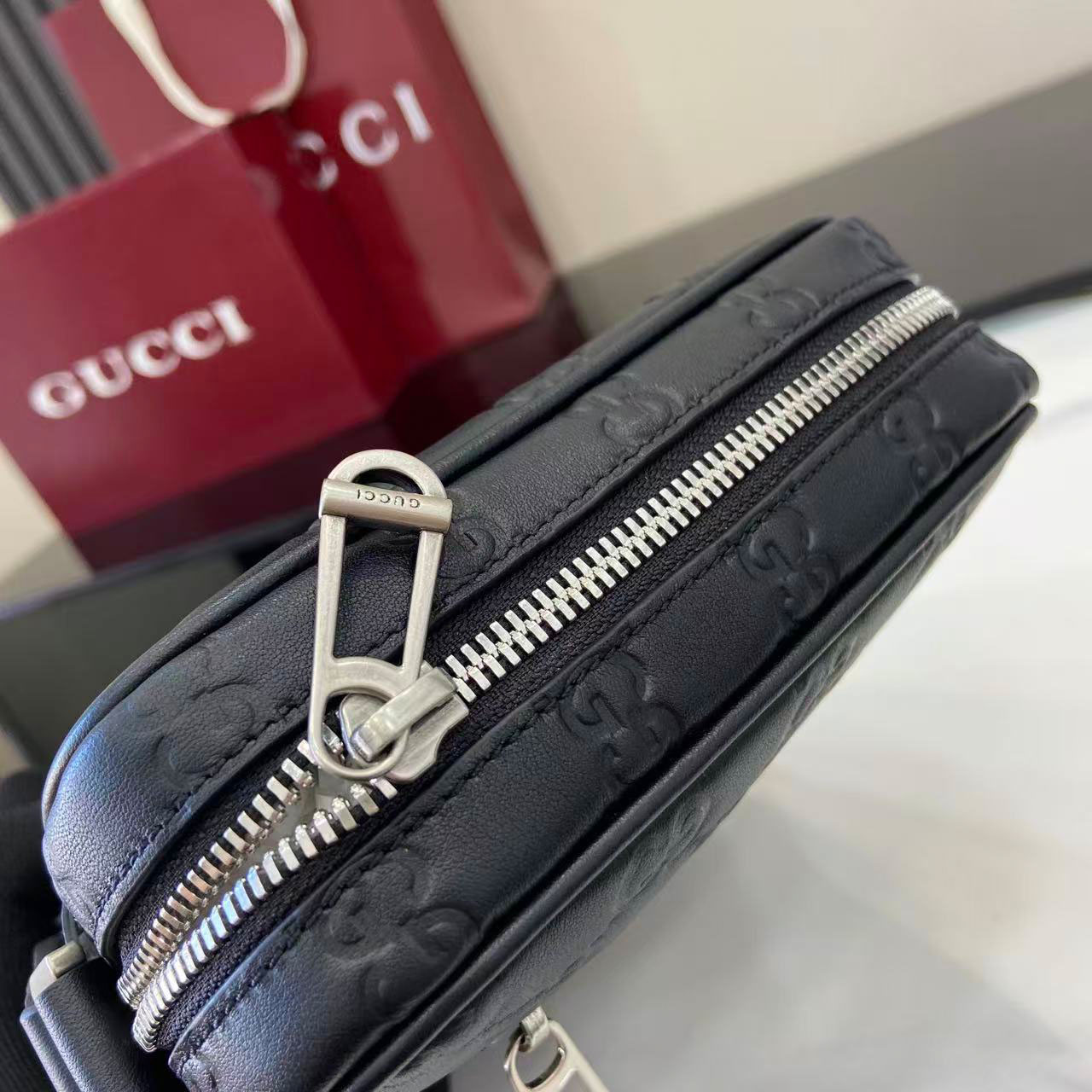 Gucci GG Emblem Small Crossbody Bag 850238 - DopestKickz