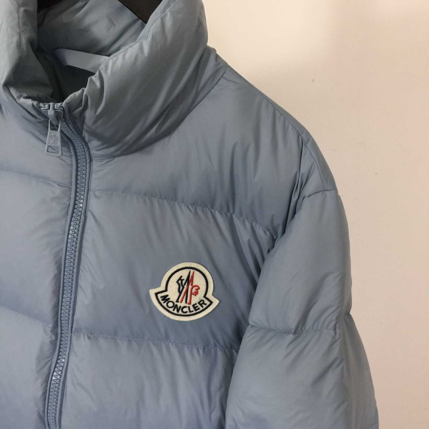 Moncler Blue Citala Short Down Jacket - DopestKickz