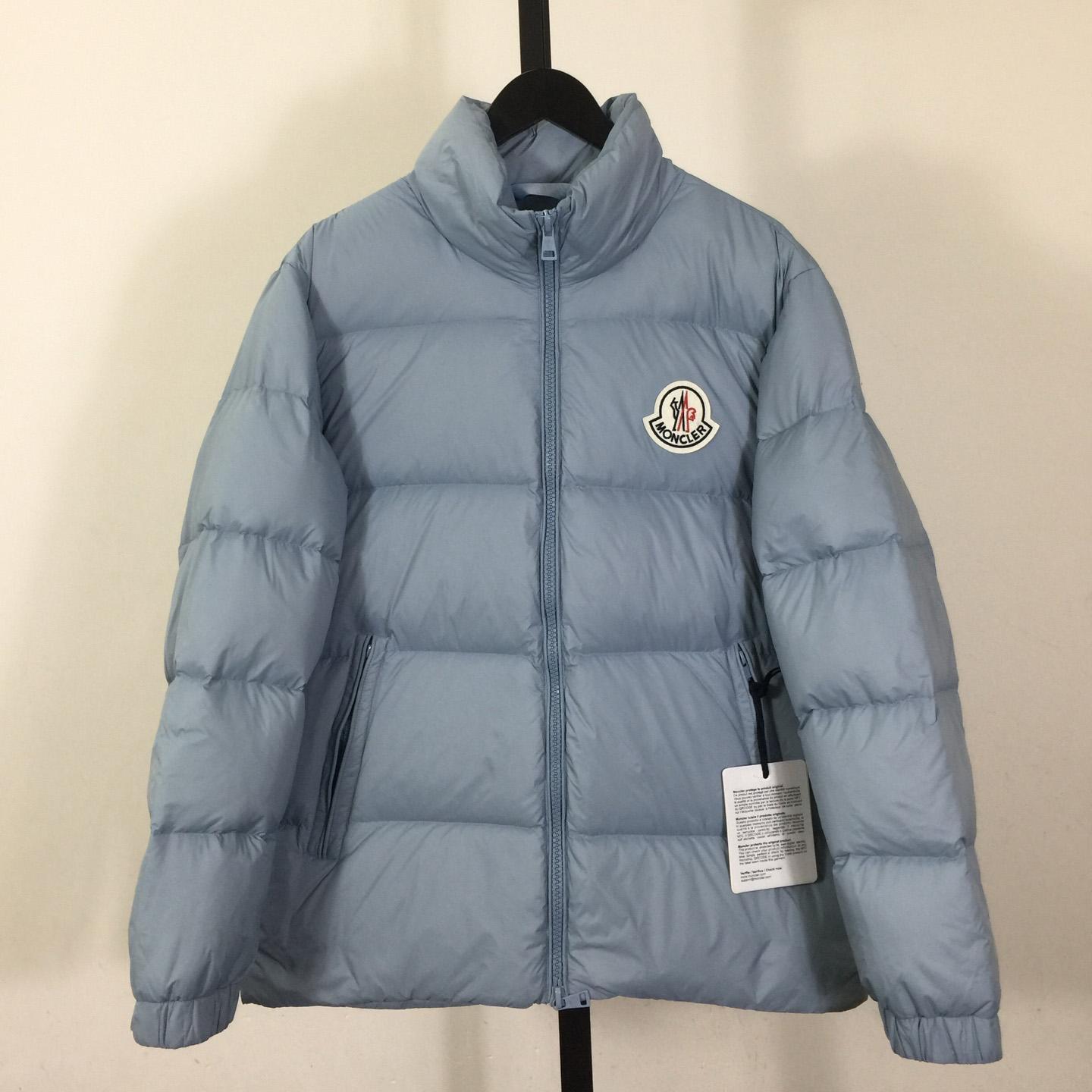 Moncler Blue Citala Short Down Jacket - DopestKickz