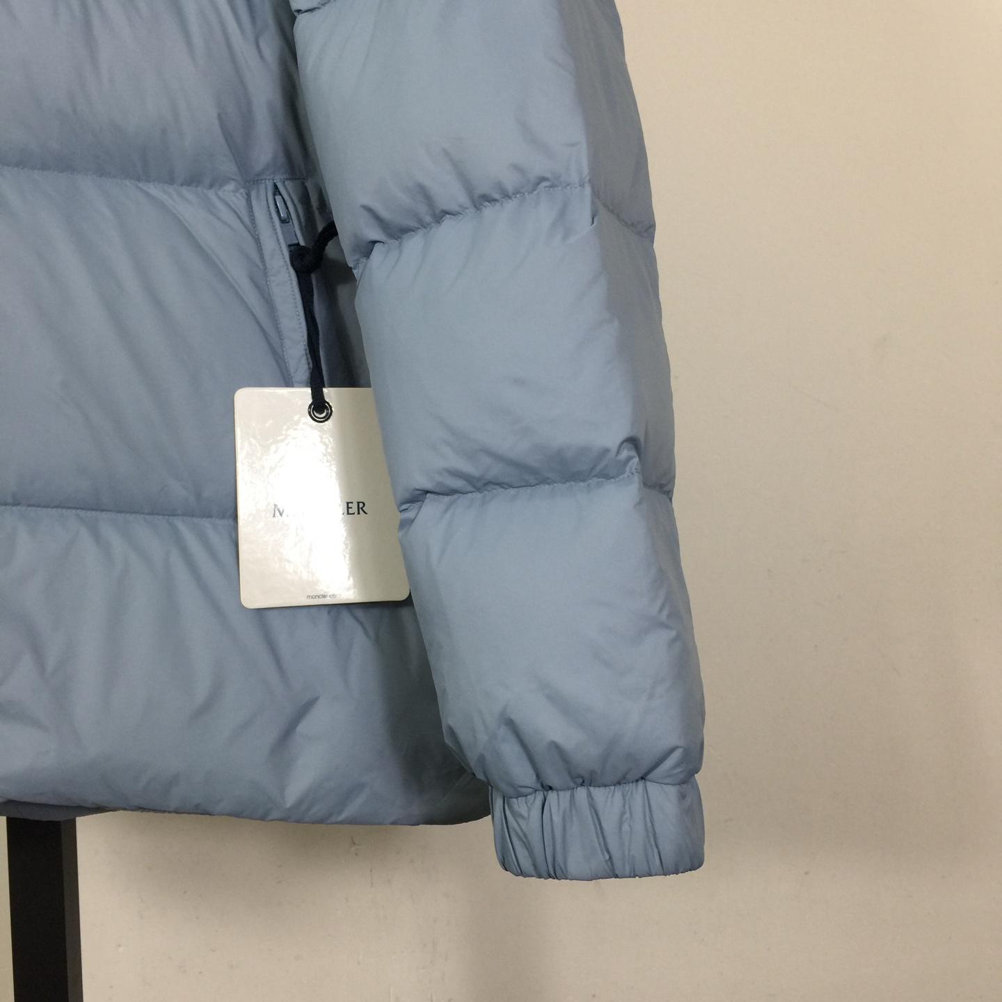 Moncler Blue Citala Short Down Jacket - DopestKickz