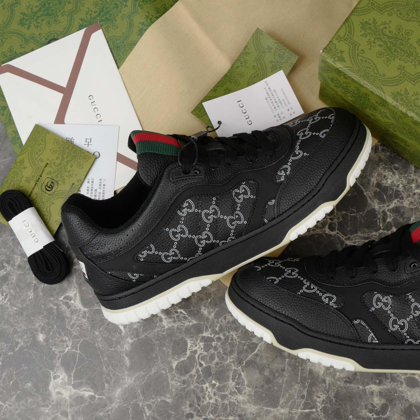 Gucci Men's Gucci Re-Web Sneaker - DopestKickz