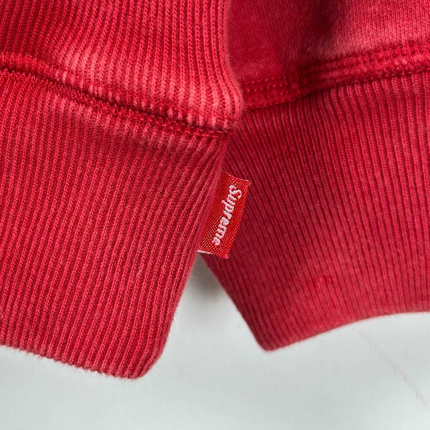 Supreme 25SS Wash Box Logo Crewneck 'red' - DopestKickz